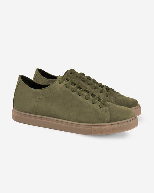 Sneakers in pelle di vitello suede