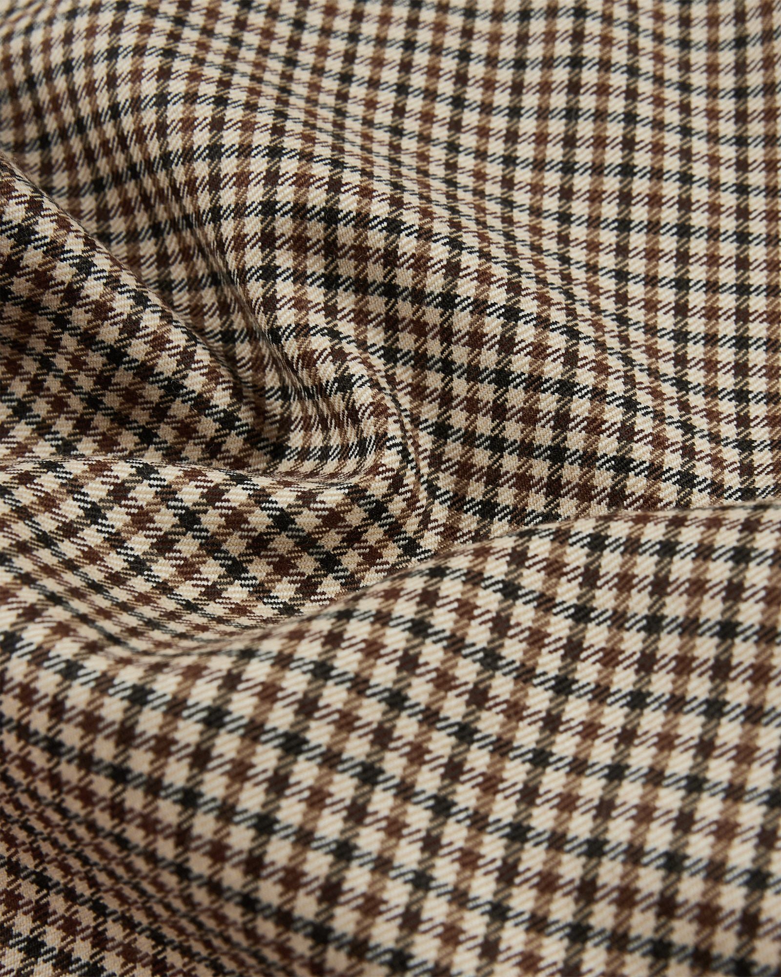 Wide fit trousers in wool twill