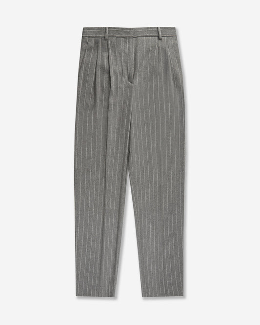 Wide fit flannel trousers