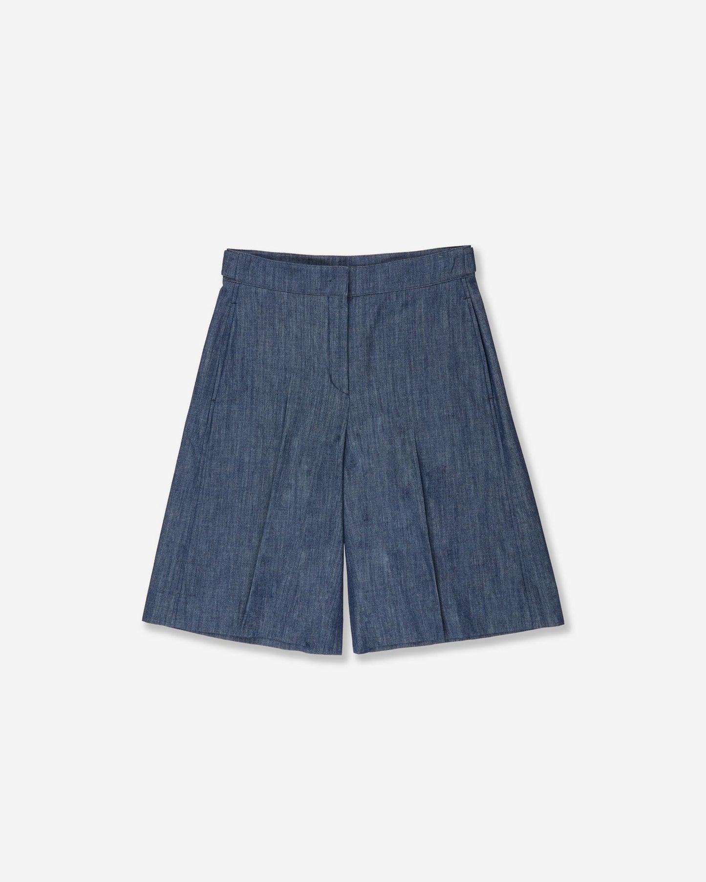 Incotex - Wide fit Bermuda shorts in denim - dark blue