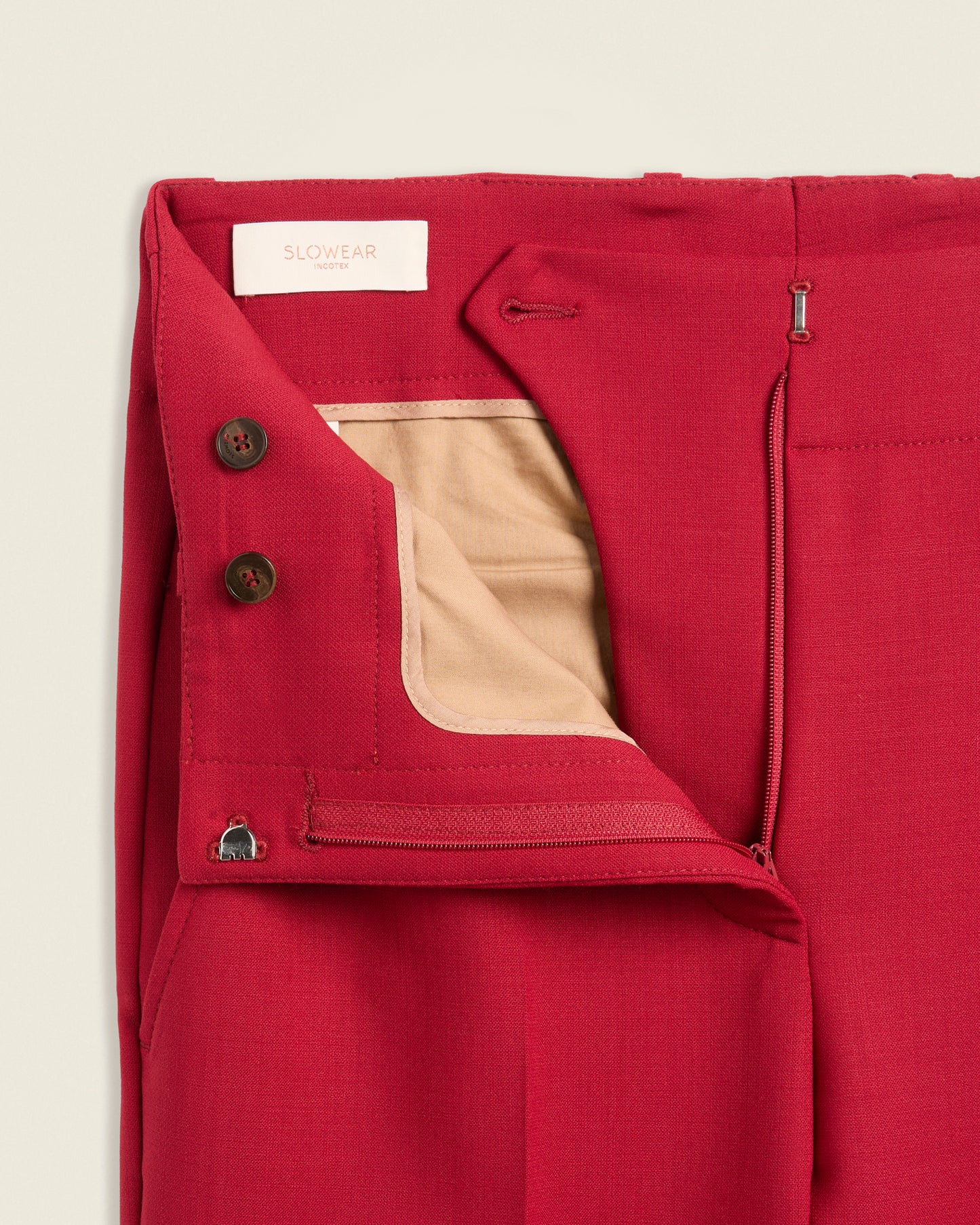 Slim-fit trousers in bi-stretch wool
