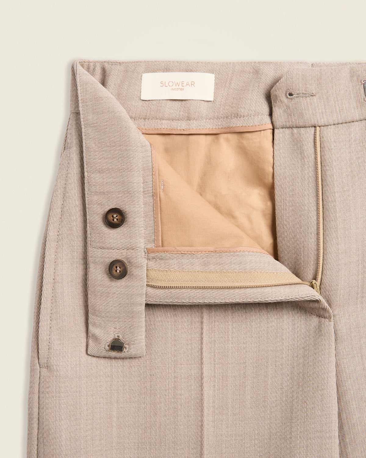 Bermuda straight fit in tricotina di lana