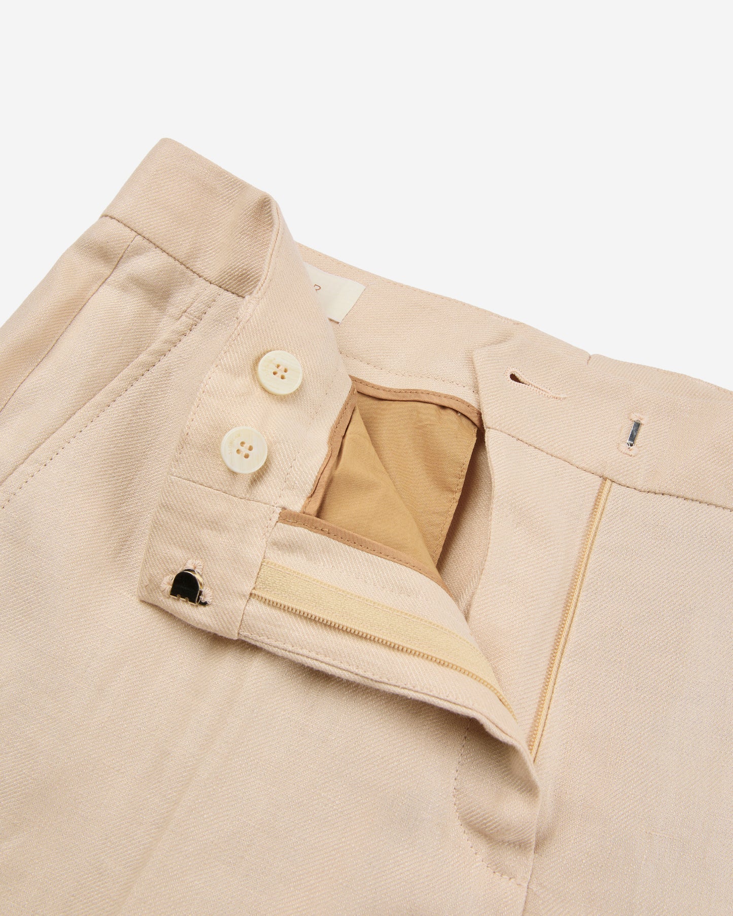 Regular fit linen trousers