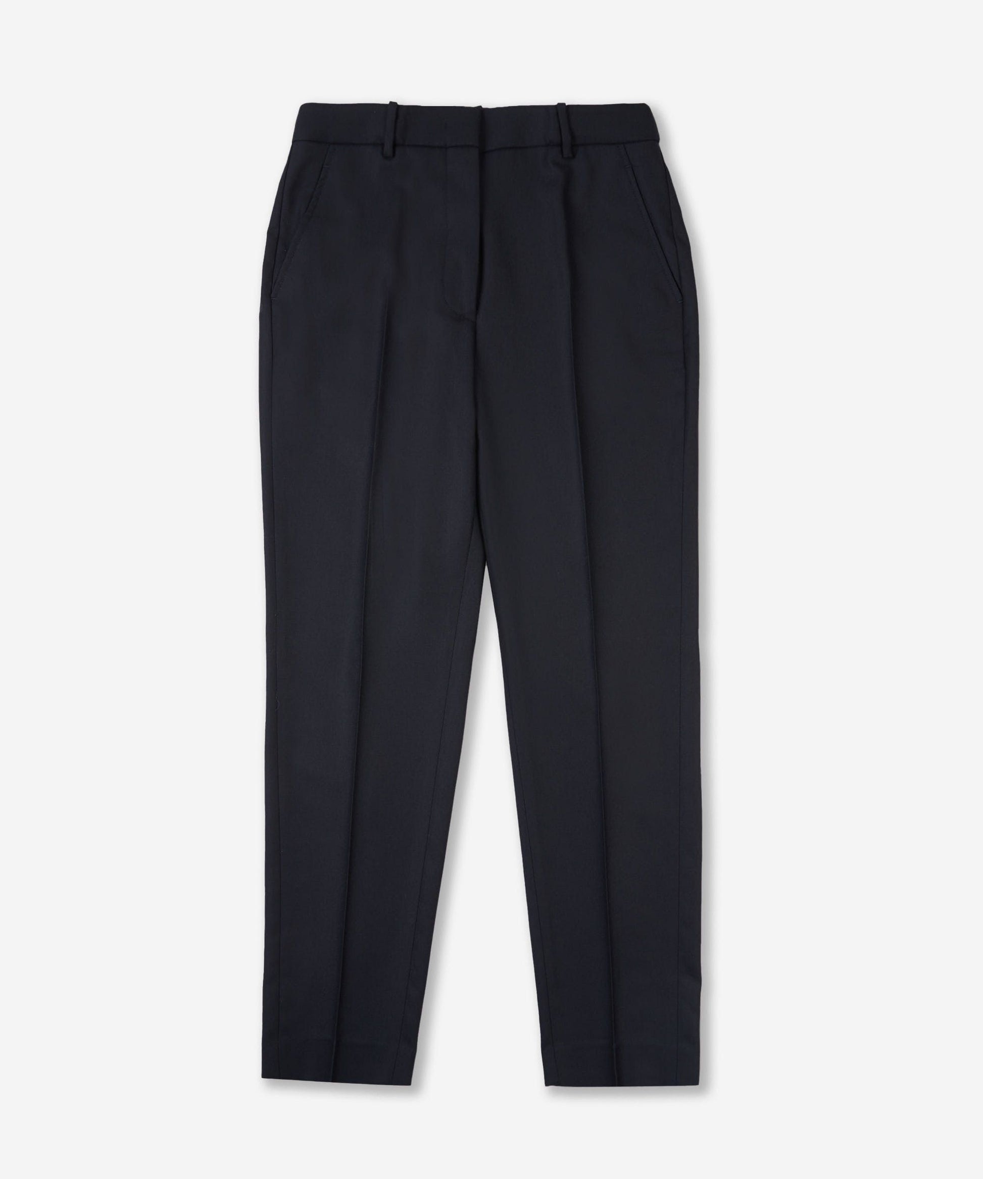 Incotex - Slim-fit trousers in wool flannel - dark blue