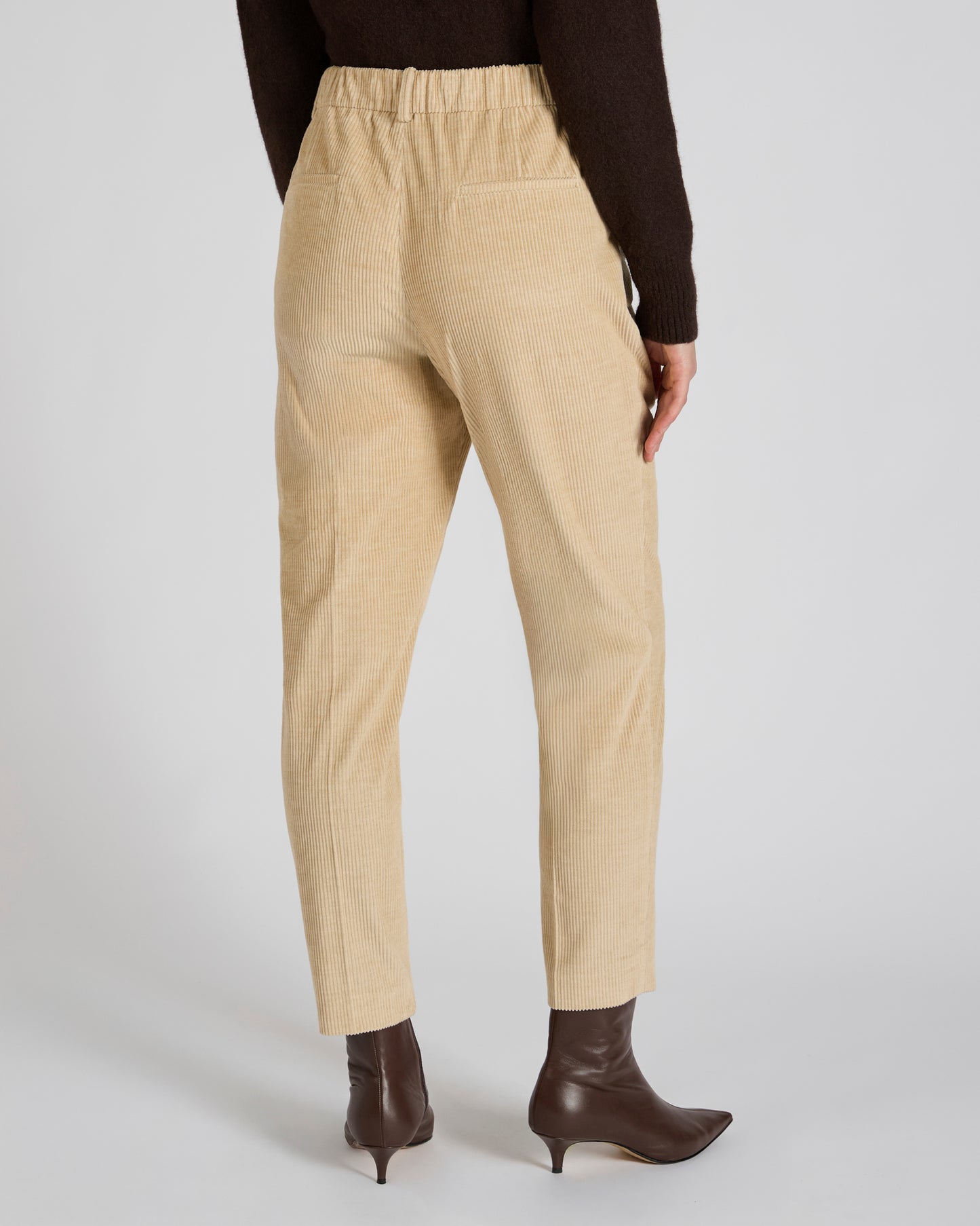 Regular fit corduroy trousers