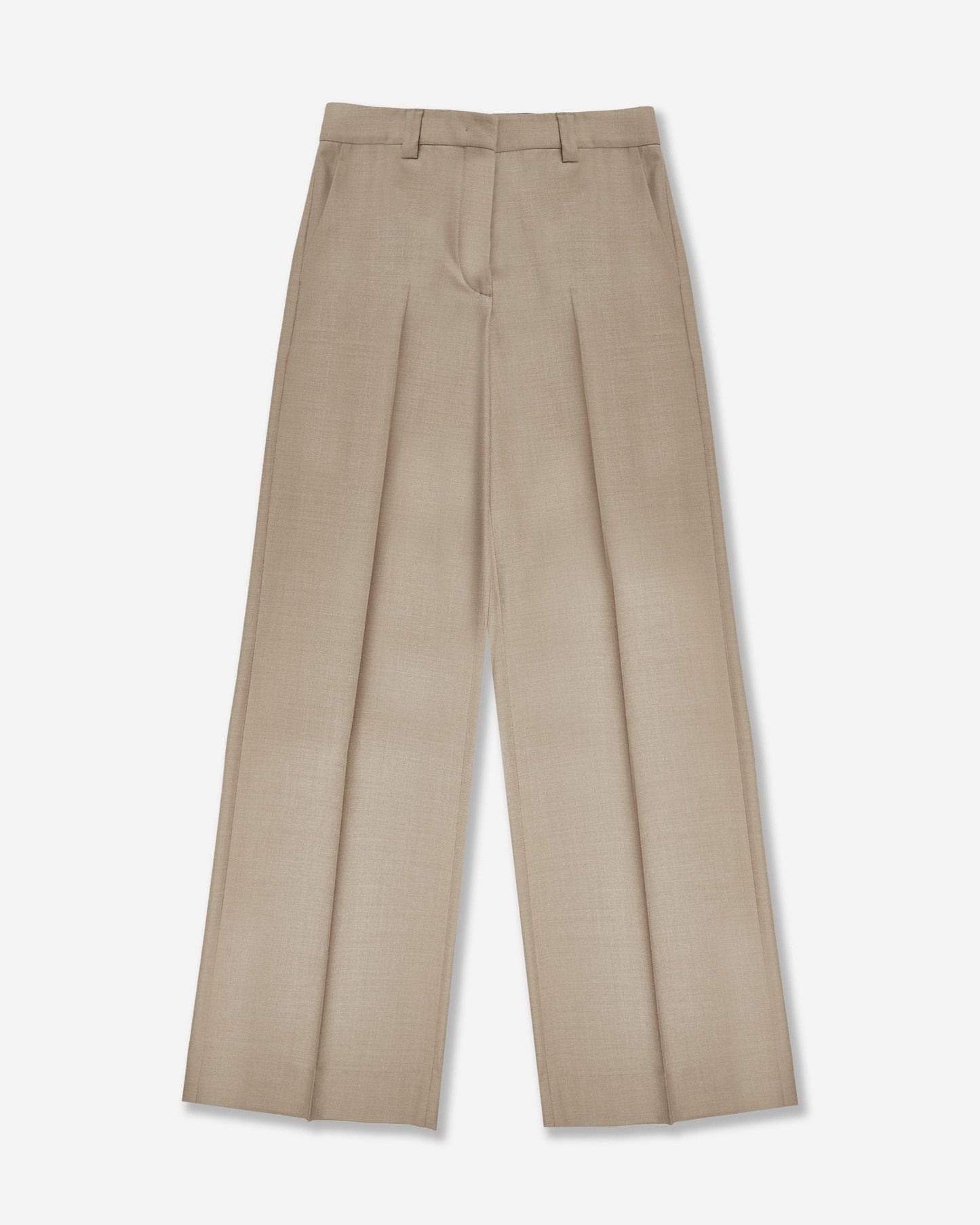 Regular fit trousers in stretch flannel