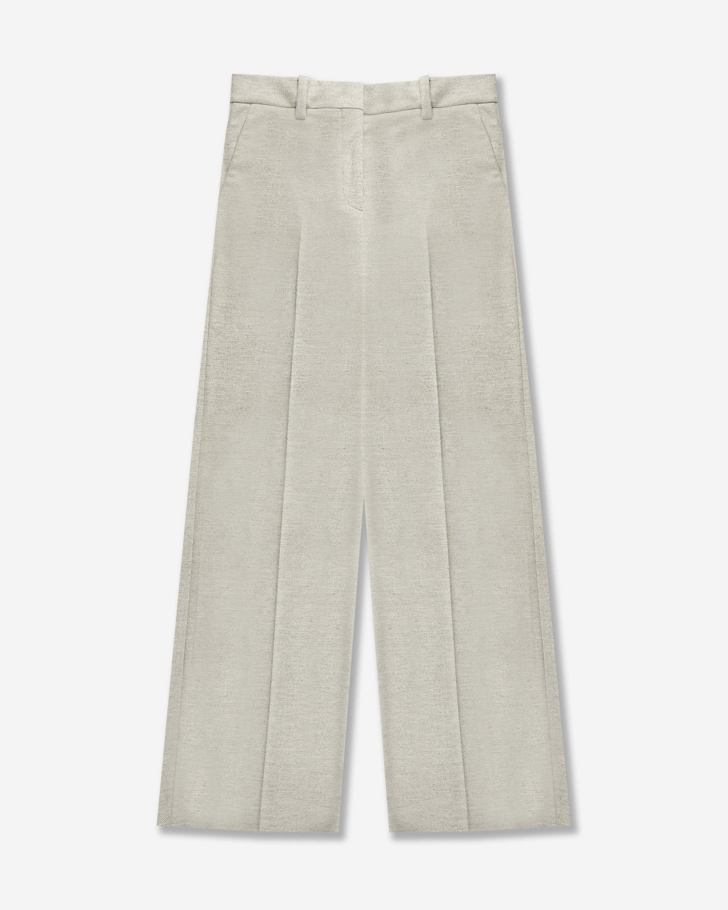 Regular fit trousers in stretch flannel