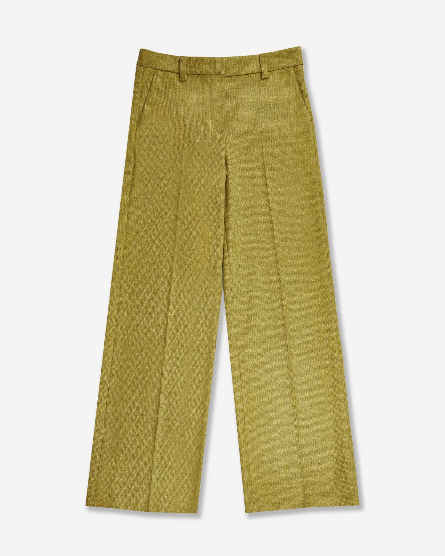 Regular fit trousers in stretch flannel
