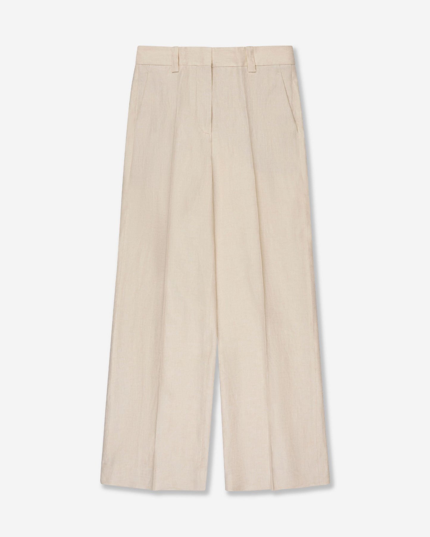 Incotex - Regular fit linen trousers - ivory