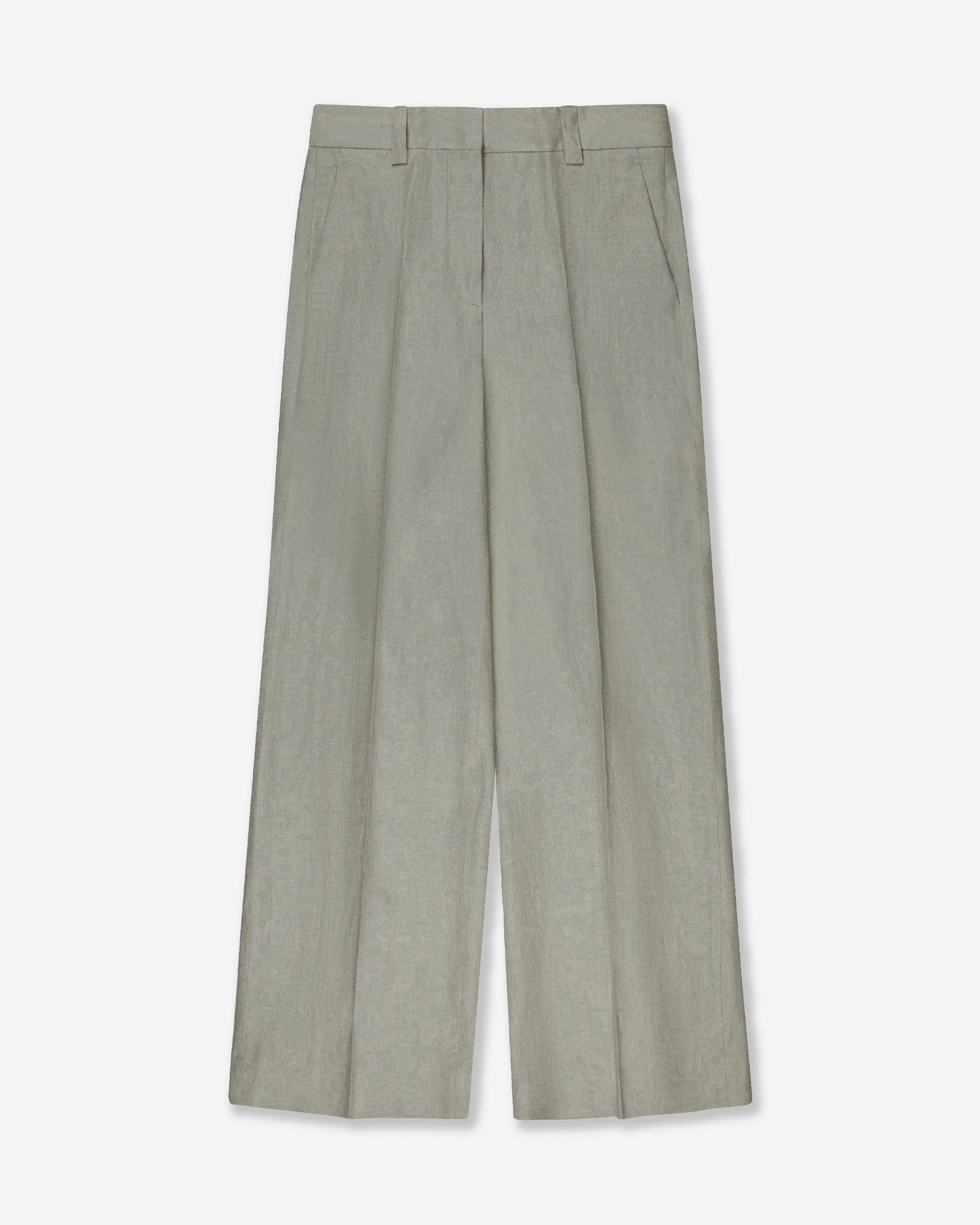Regular fit linen trousers