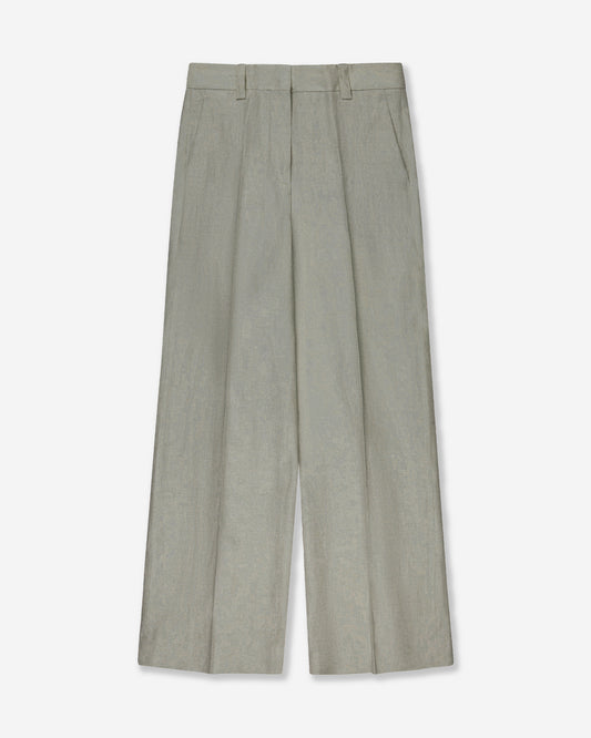Regular fit linen trousers