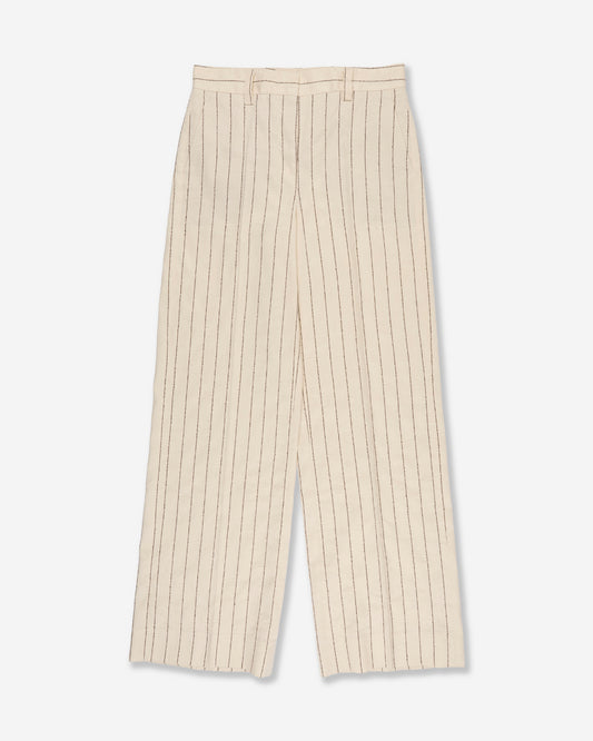 Regular fit trousers in linen blend