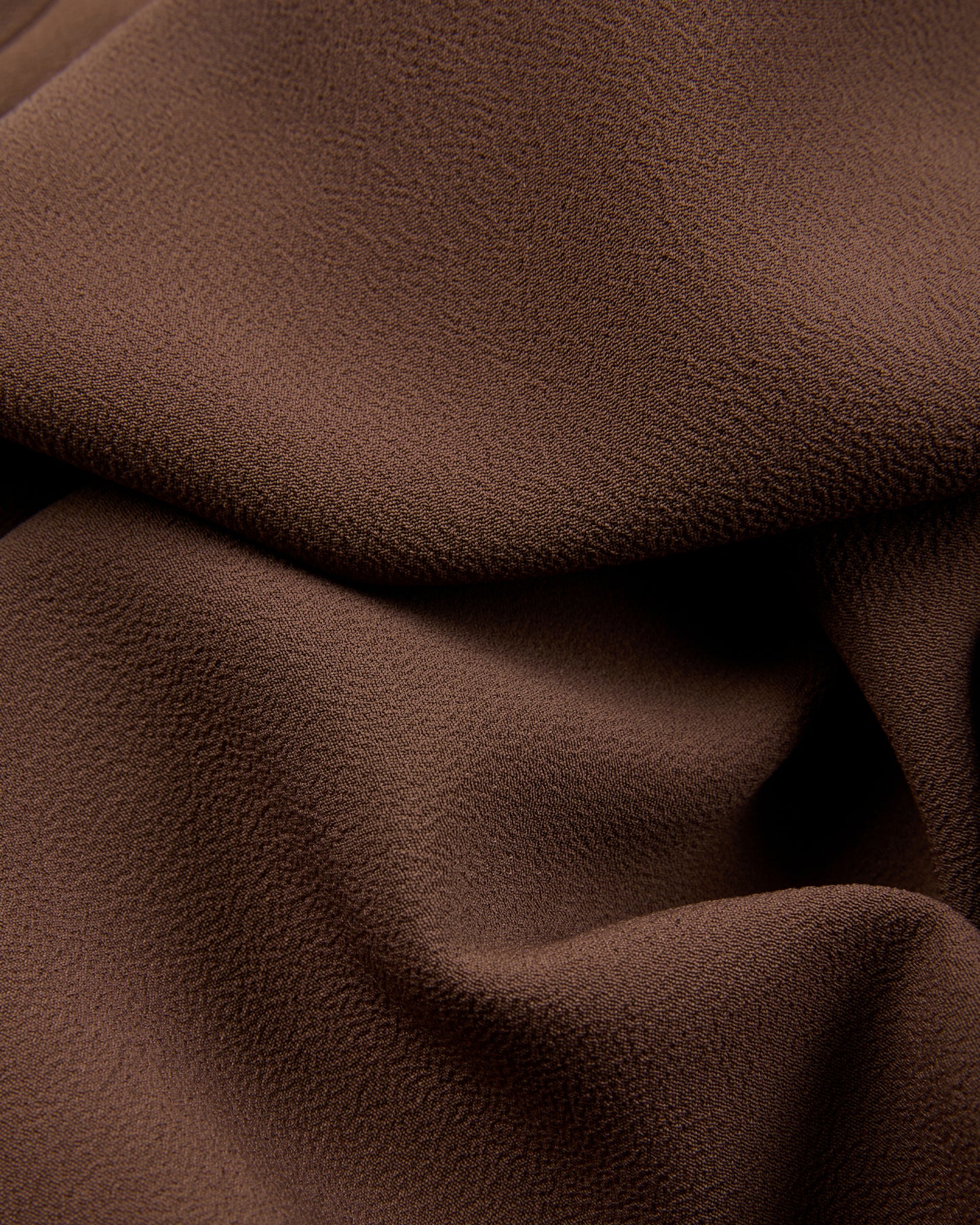 Wide fit trousers in silk-blend crêpe de chine