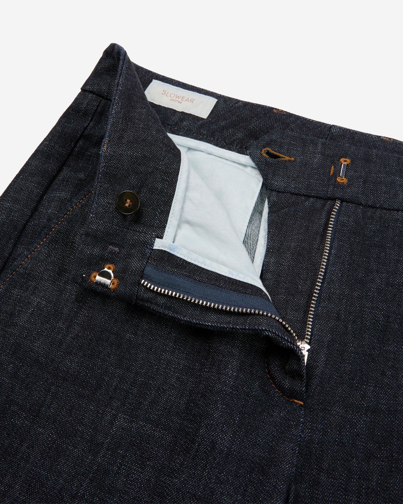 Incotex - Slim fit denim trousers - dark blue