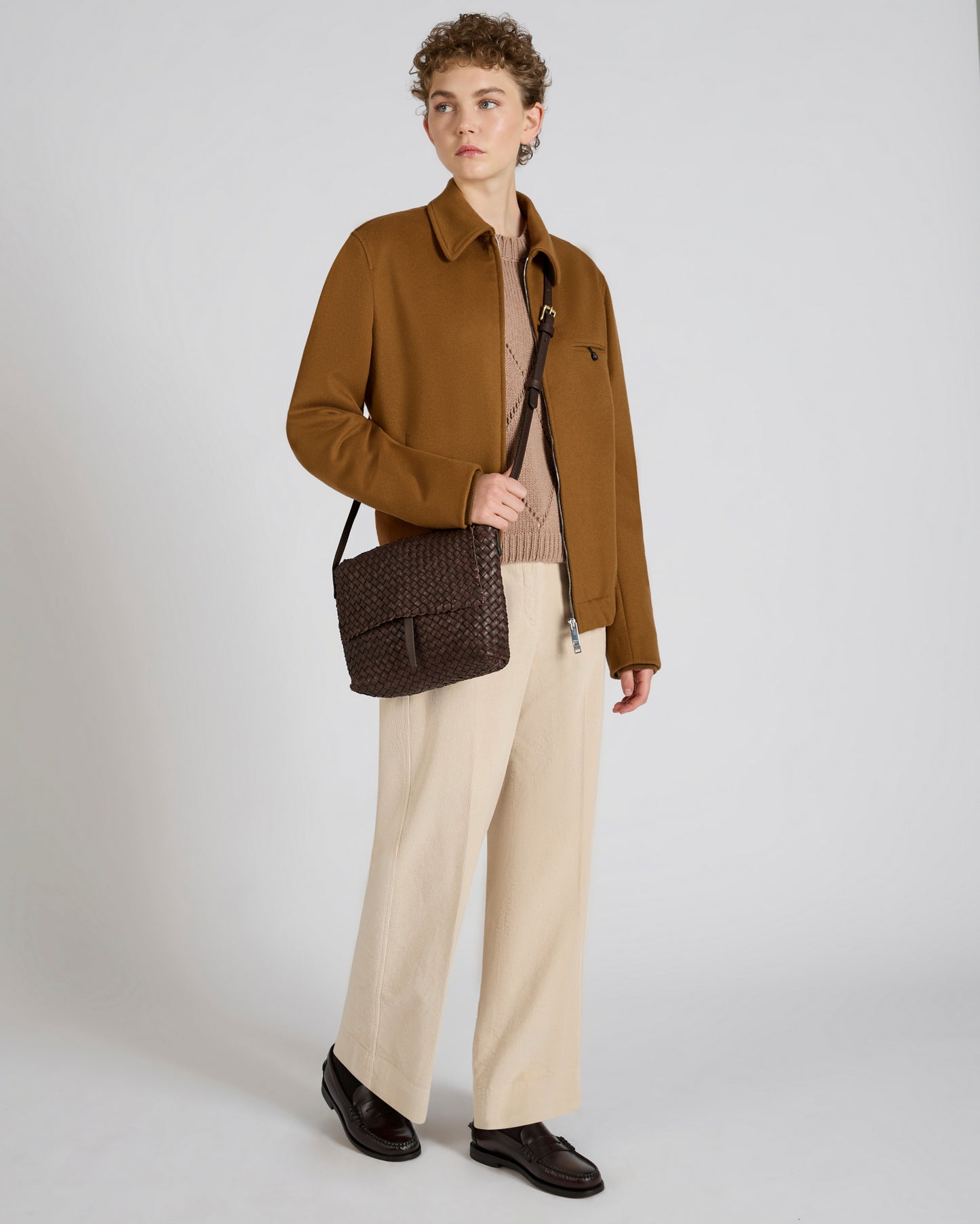 コーデュロイ・ワイドフィットパンツ