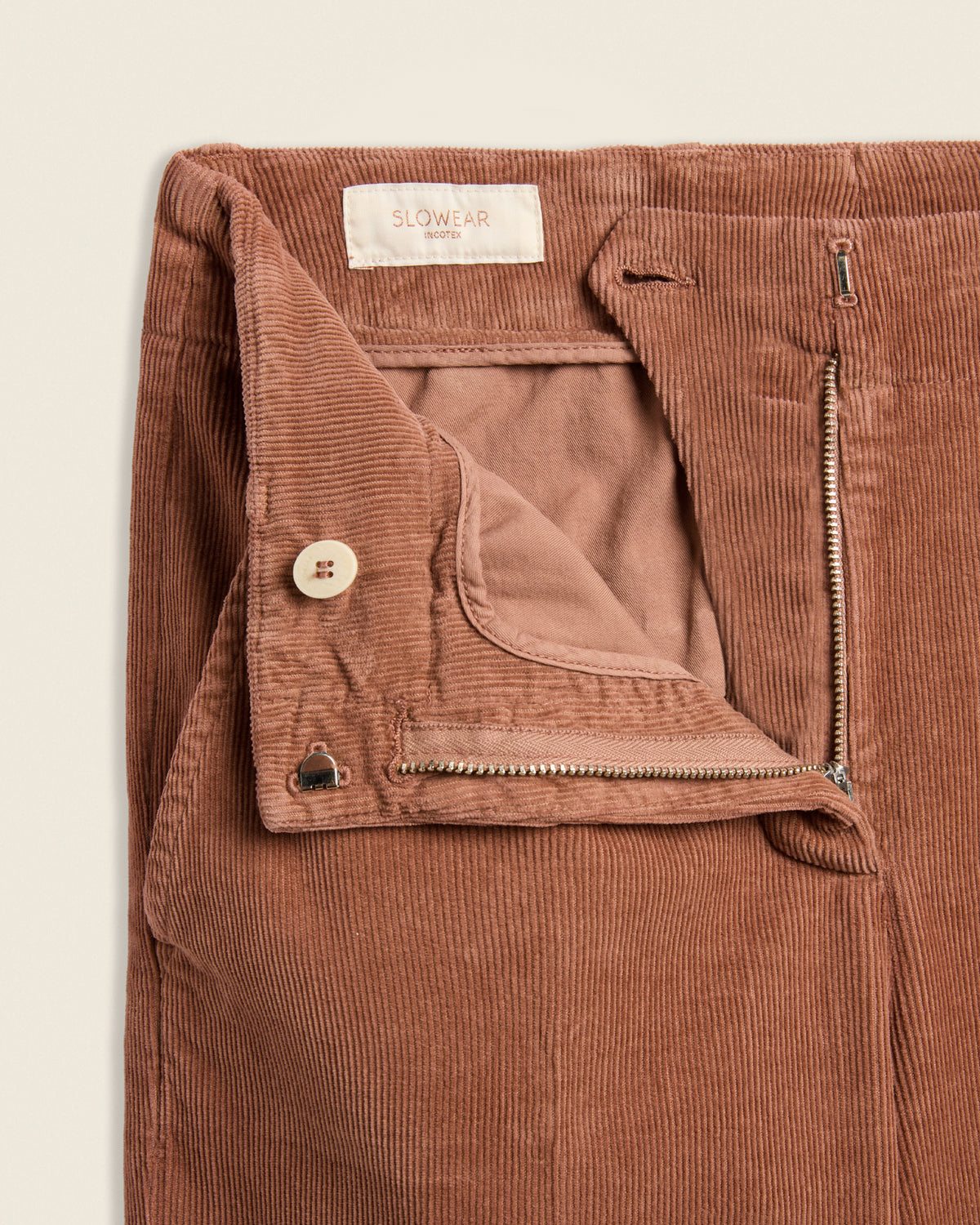 Wide-fit corduroy trousers