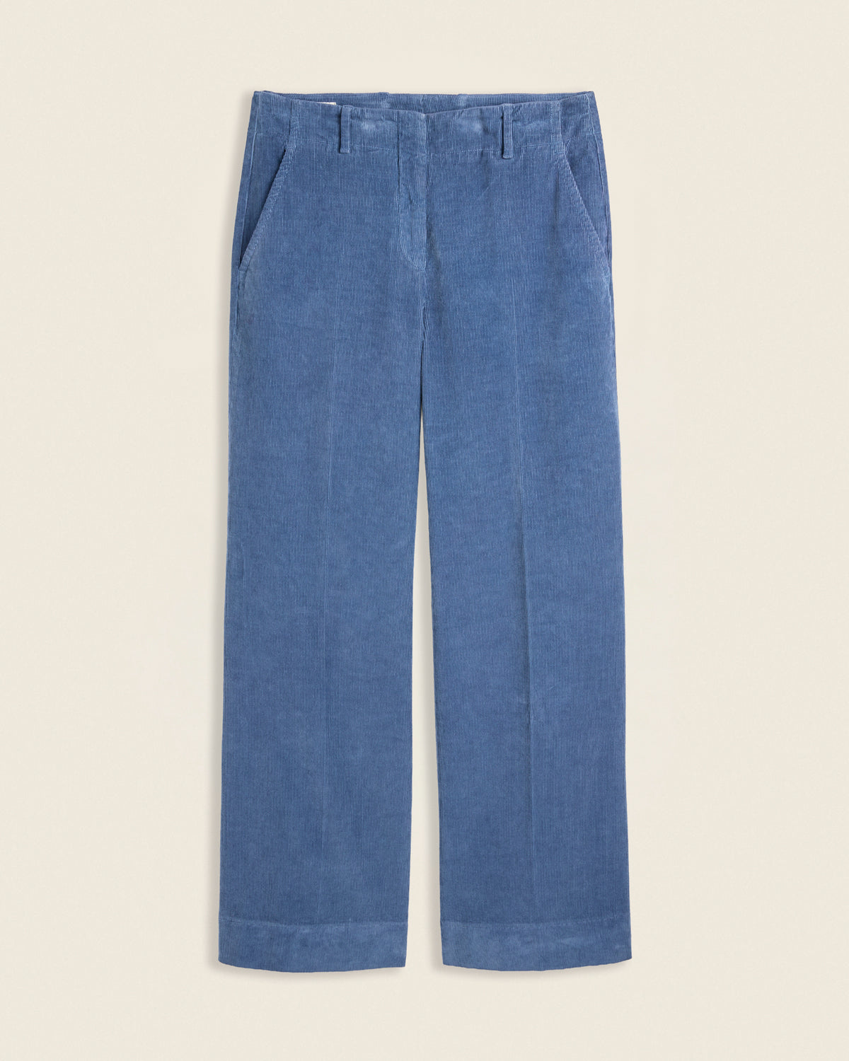 Wide-fit corduroy trousers