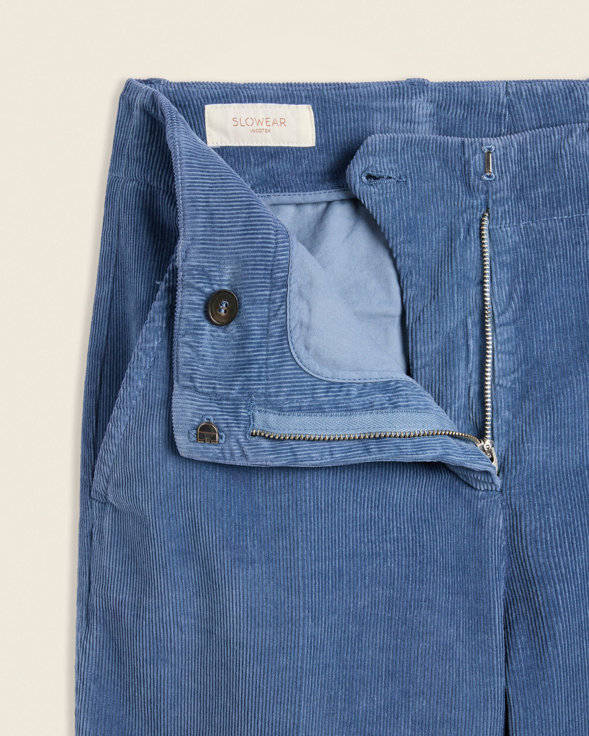 Wide-fit corduroy trousers
