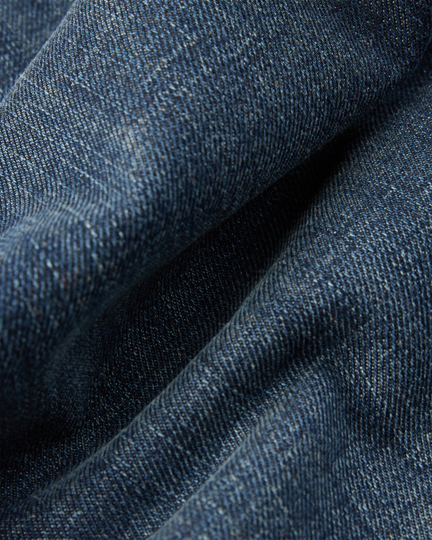 Stretch denim slim fit trousers