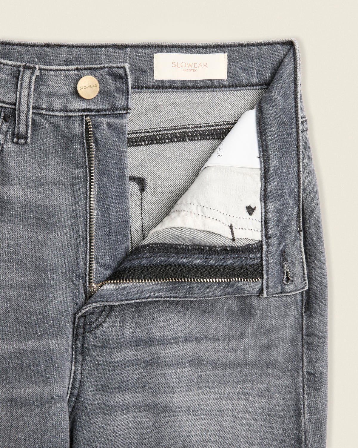 Slim-fit five-pocket jeans in stretch denim