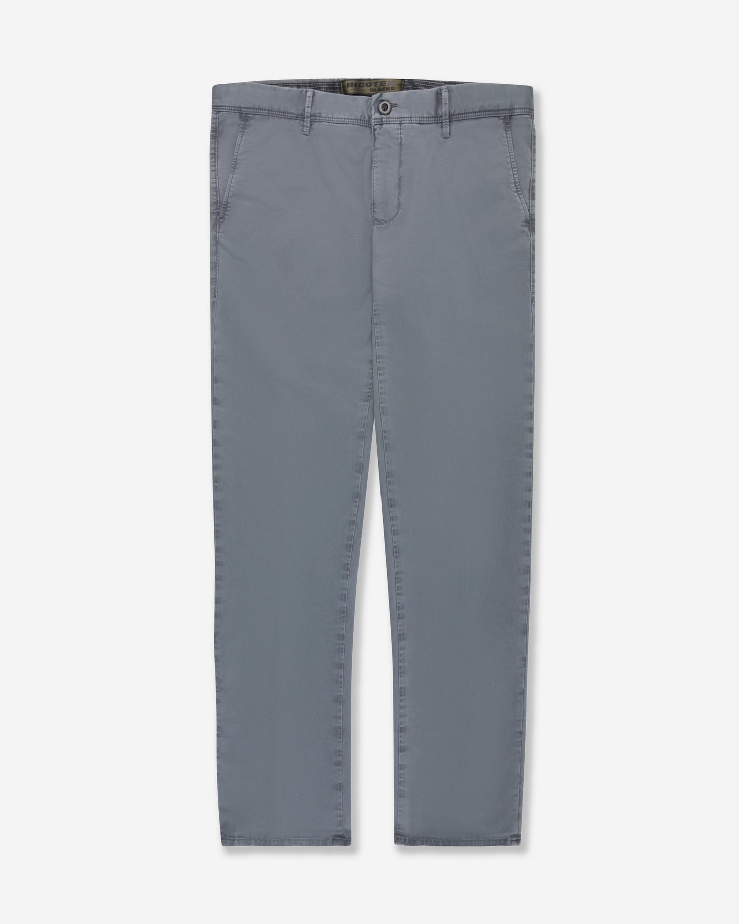 Slim-fit certified stretch gabardine trousers
