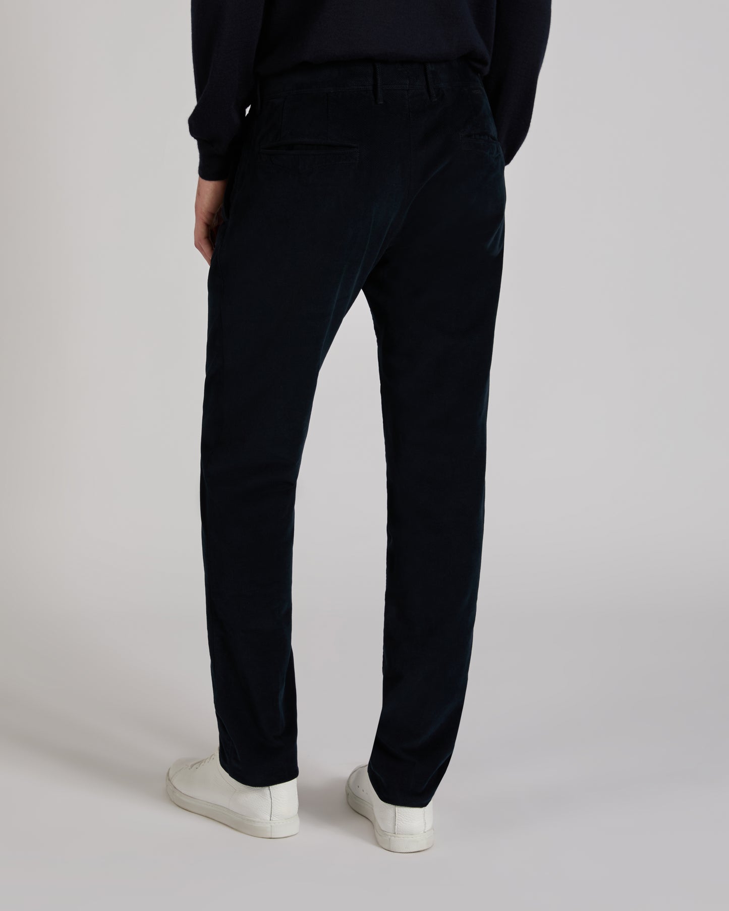 Pantalon slim fit en velours