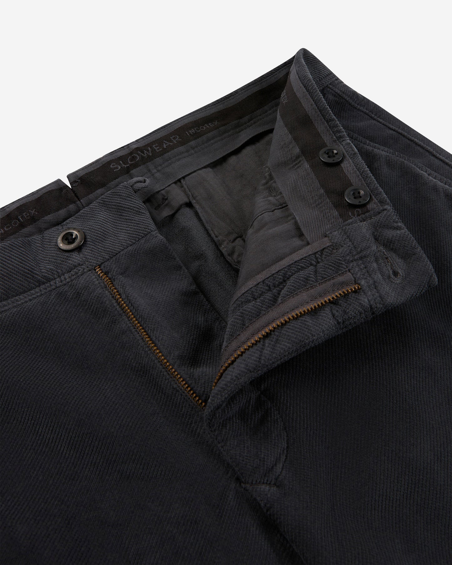 ベルベット スリムフィットパンツ