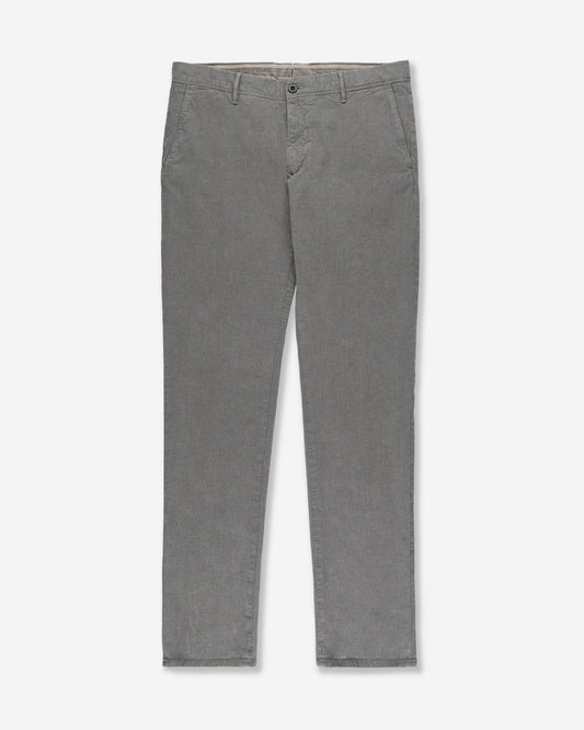 Slim fit cotton trousers