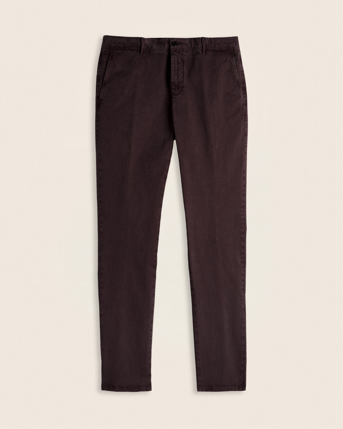 Pantalon coupe ajustée en coton stretch