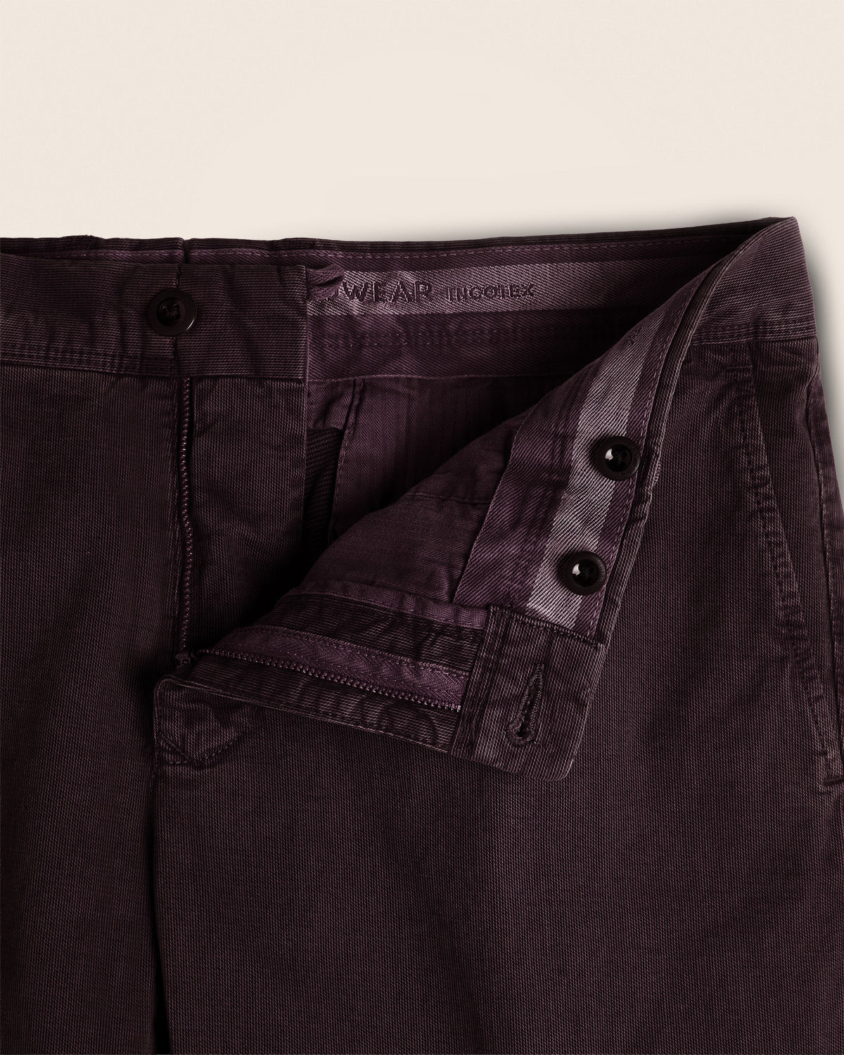 Pantalon coupe ajustée en coton stretch