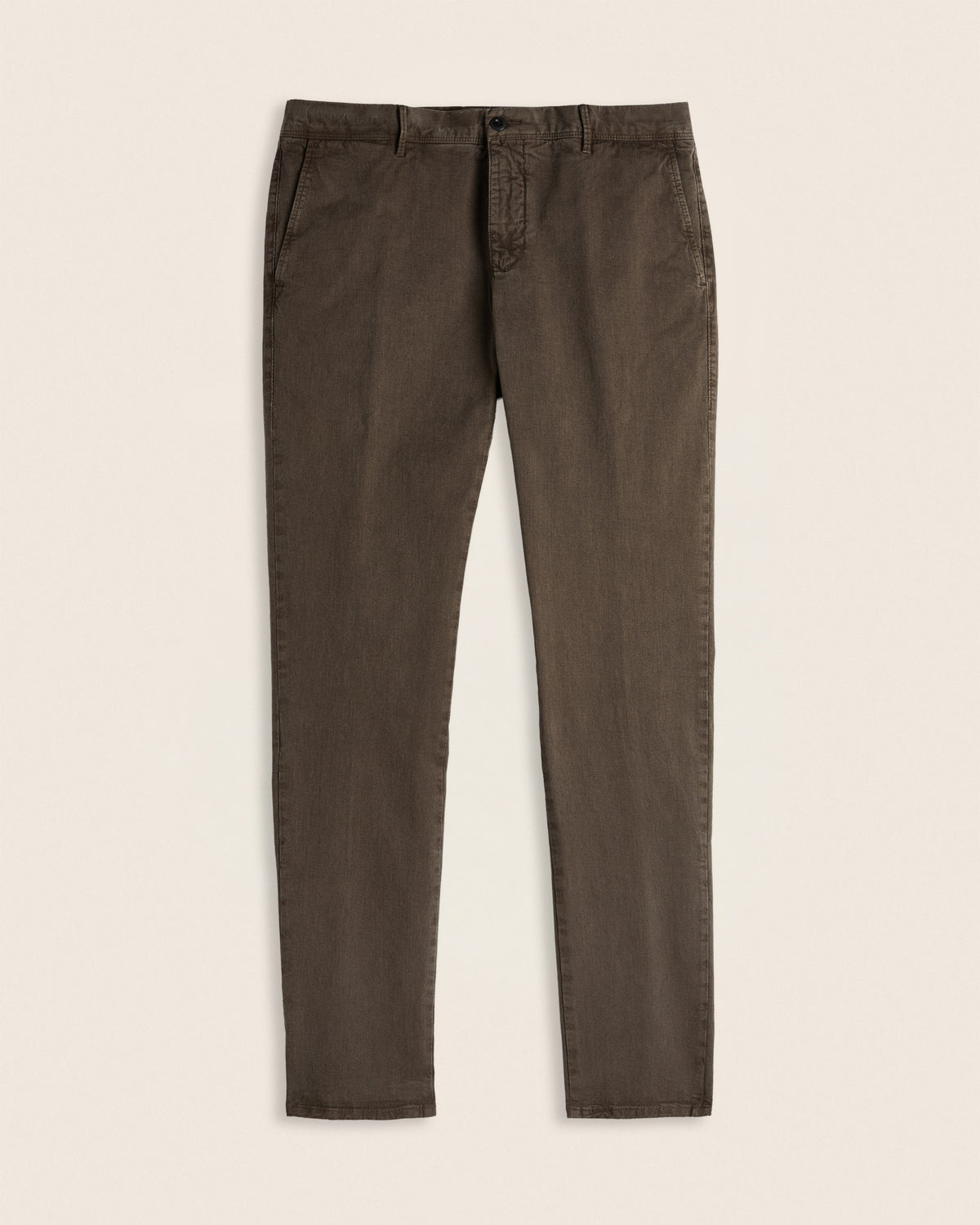 Pantalon coupe ajustée en coton stretch
