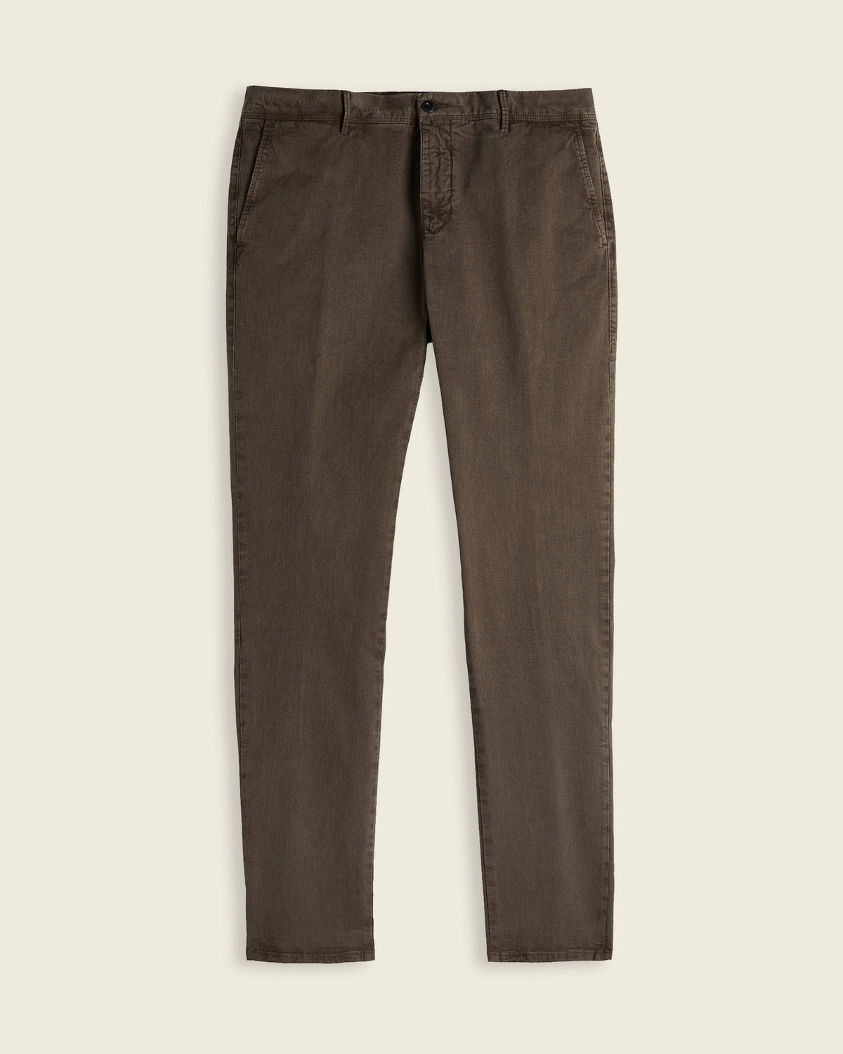 Pantalon coupe ajustée en coton stretch