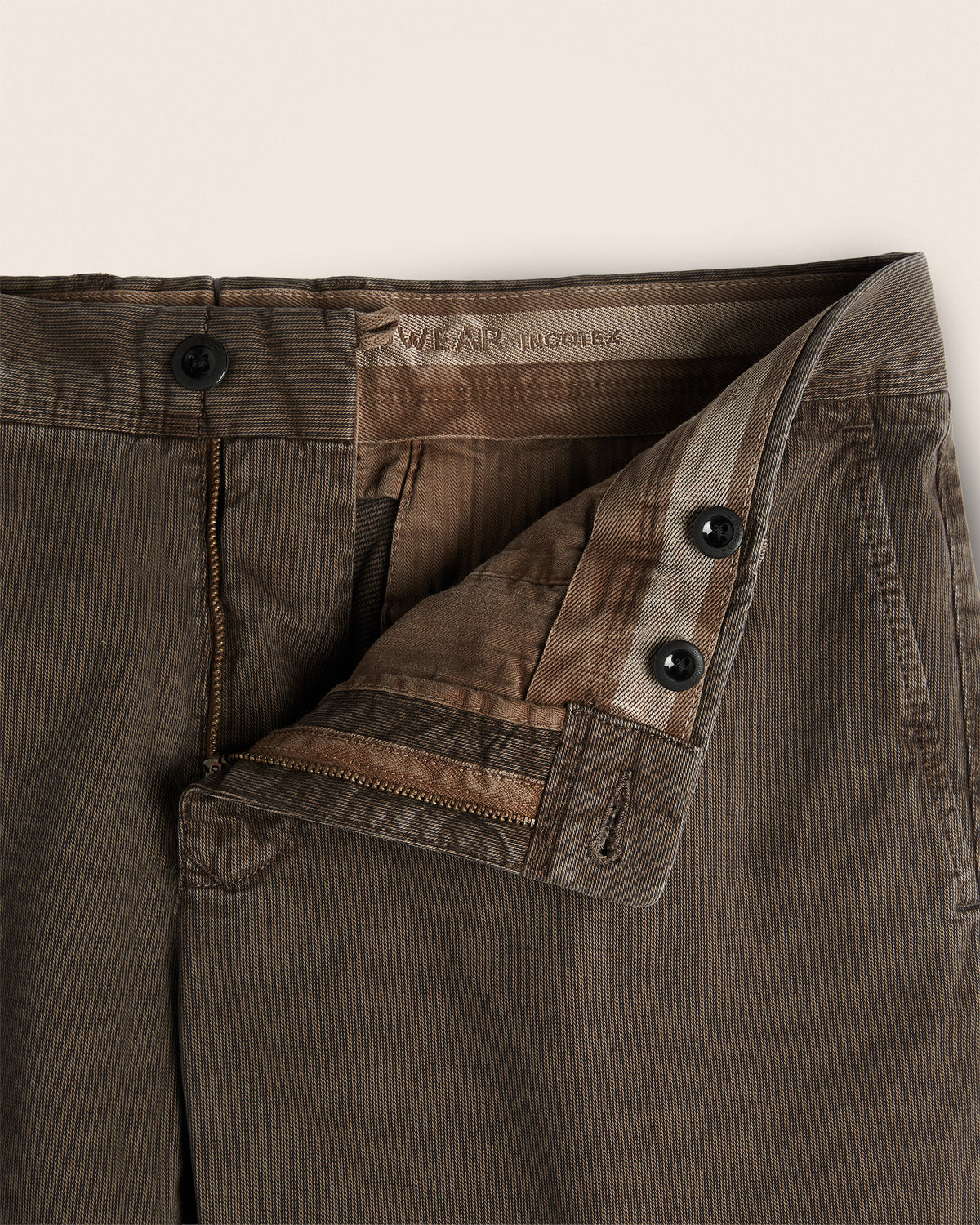 Pantalon coupe ajustée en coton stretch