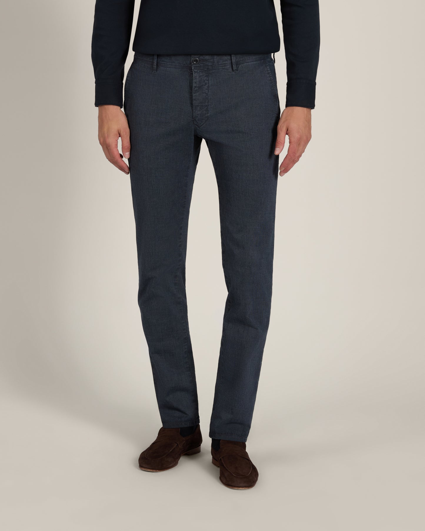 Pantalone slim fit in cotone stretch