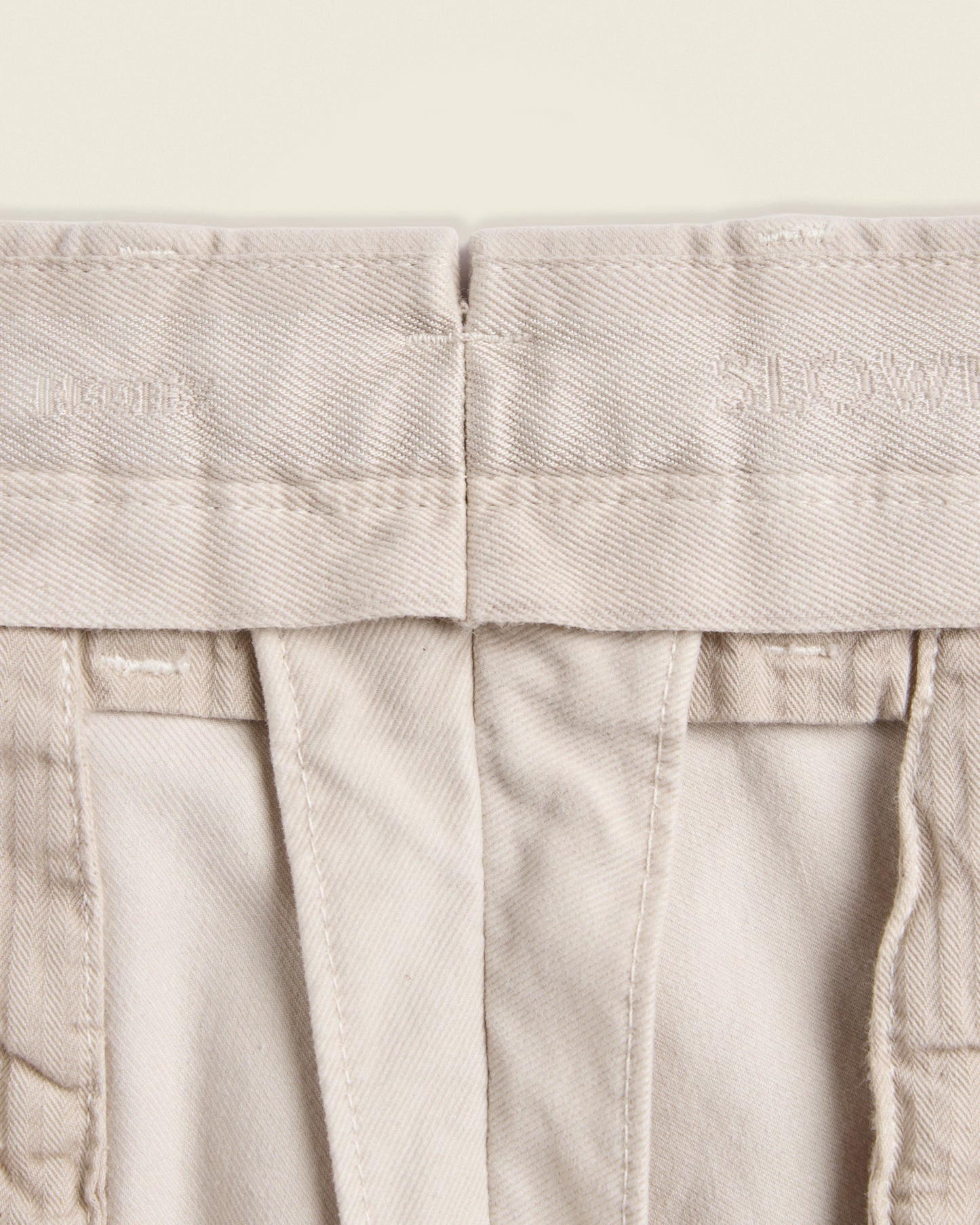 Slim fit Tricochino trousers