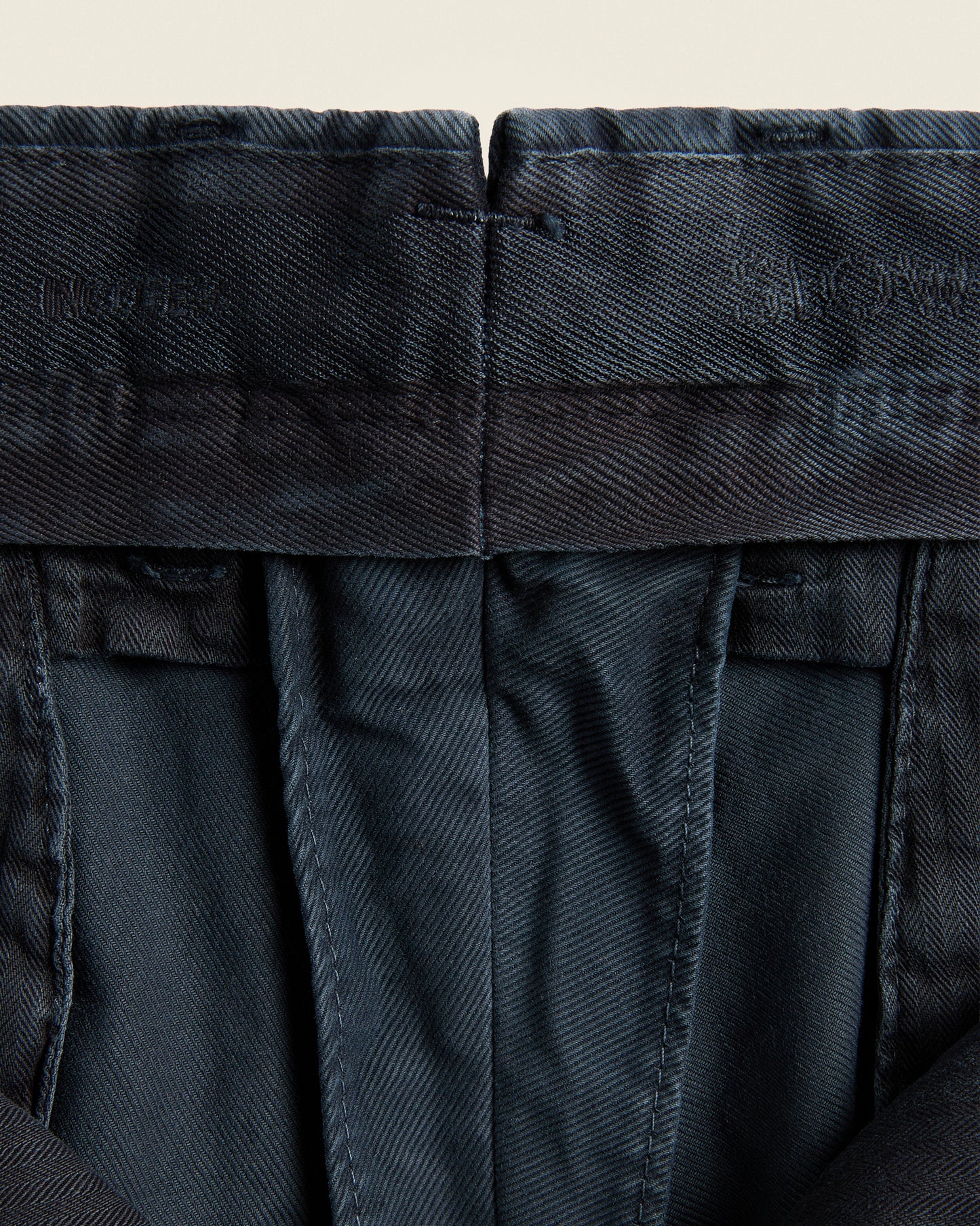 Slim fit Tricochino trousers