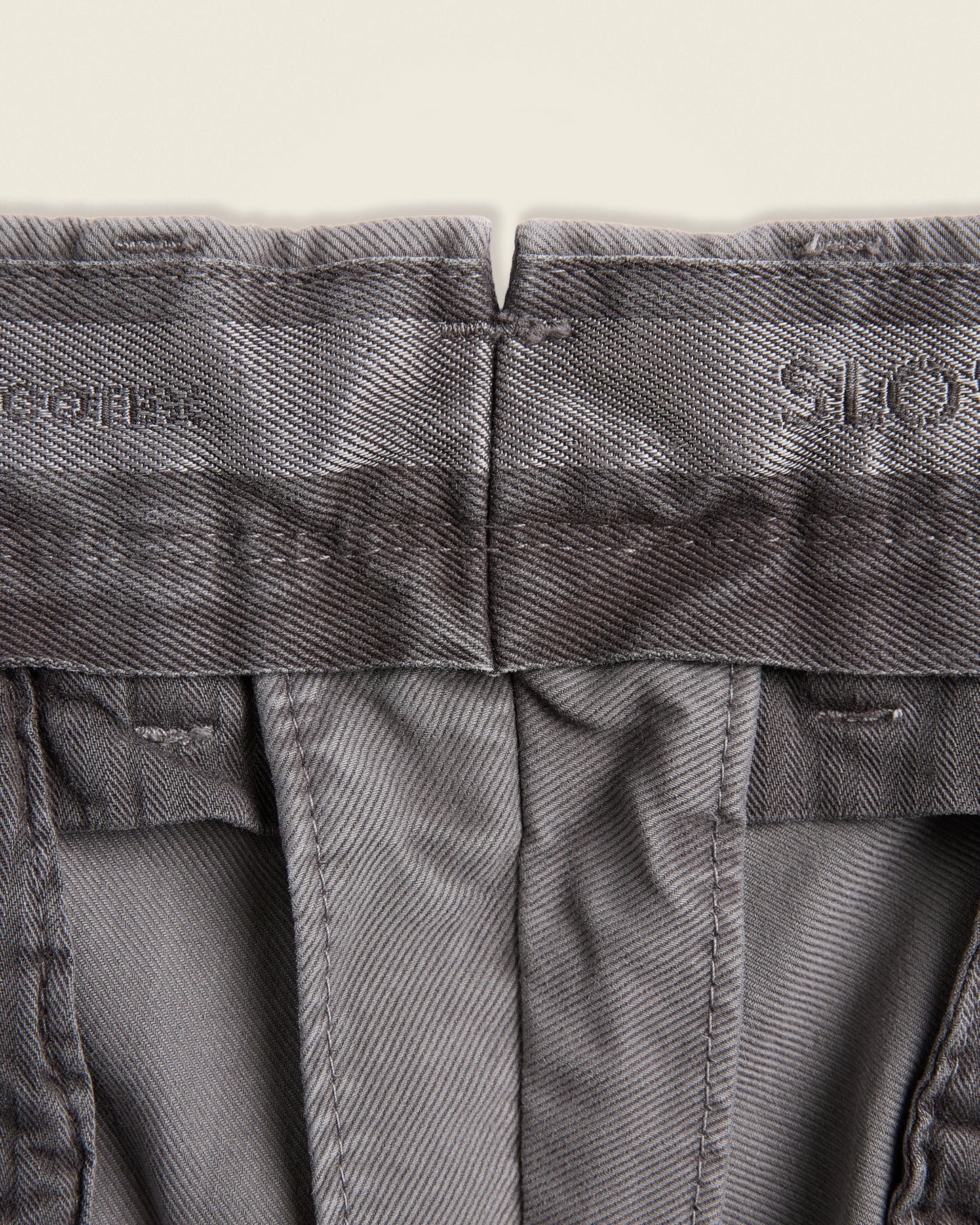 Slim fit Tricochino trousers