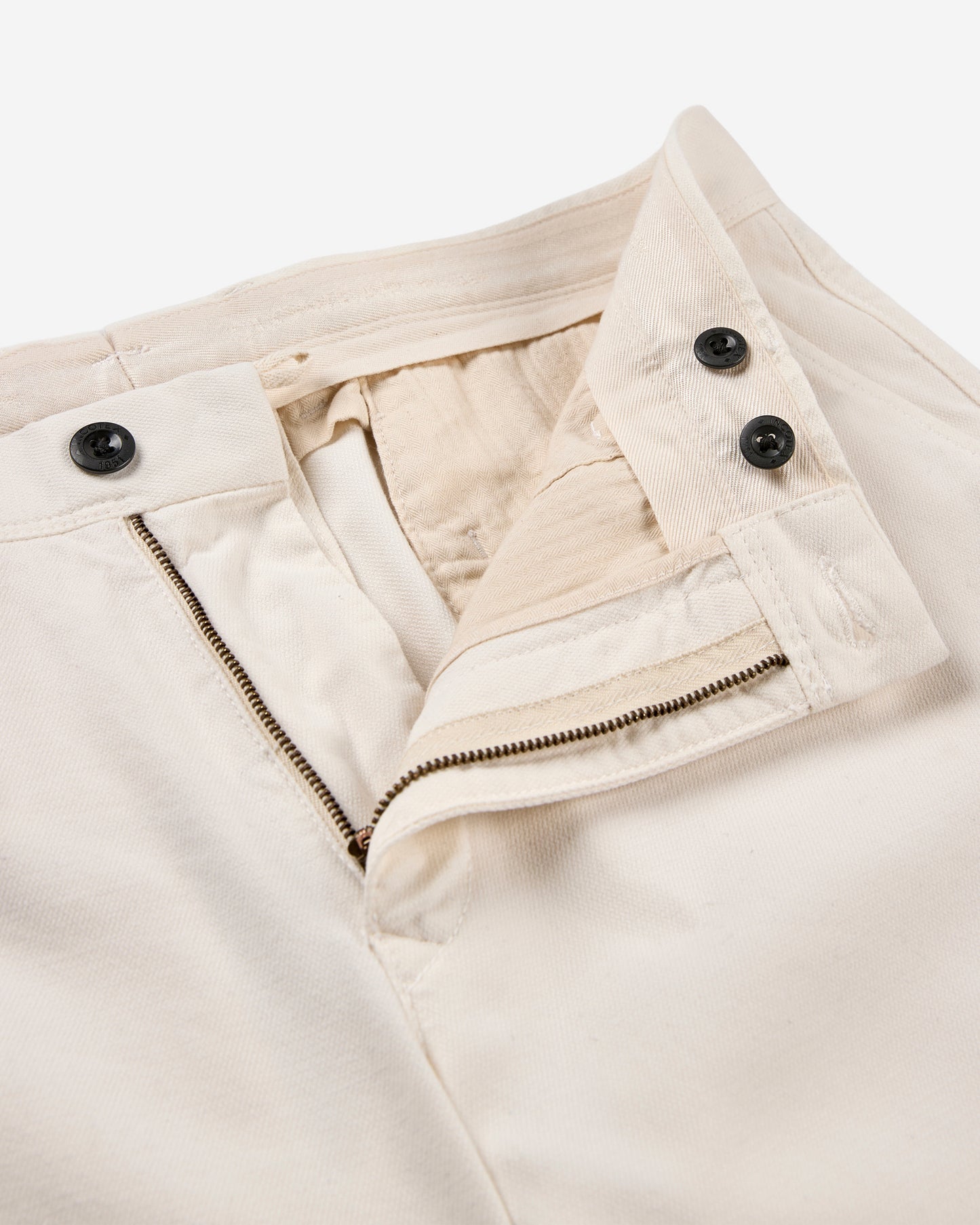 Slim fit stretch cotton trousers