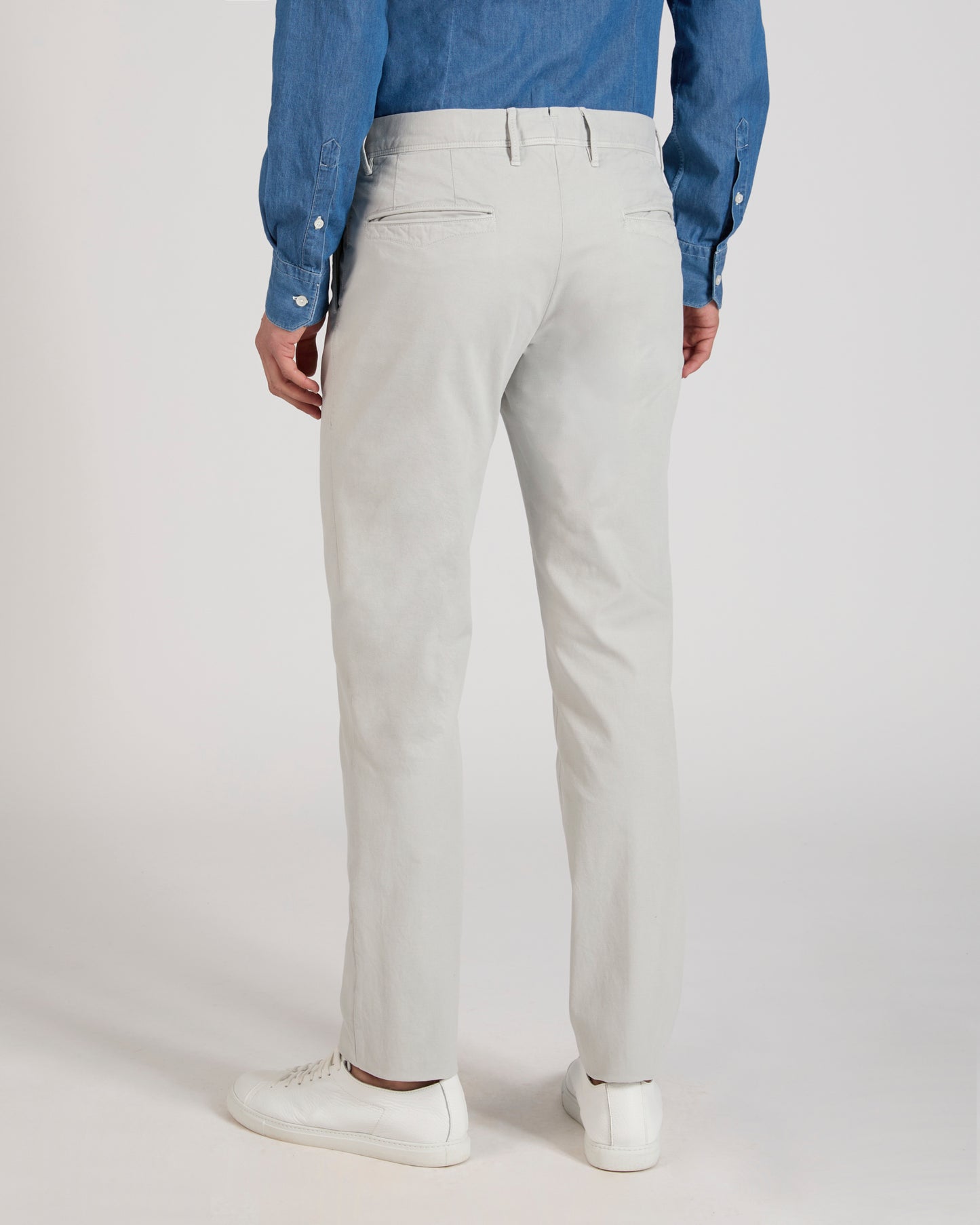 Pantalone slim fit in cotone stretch