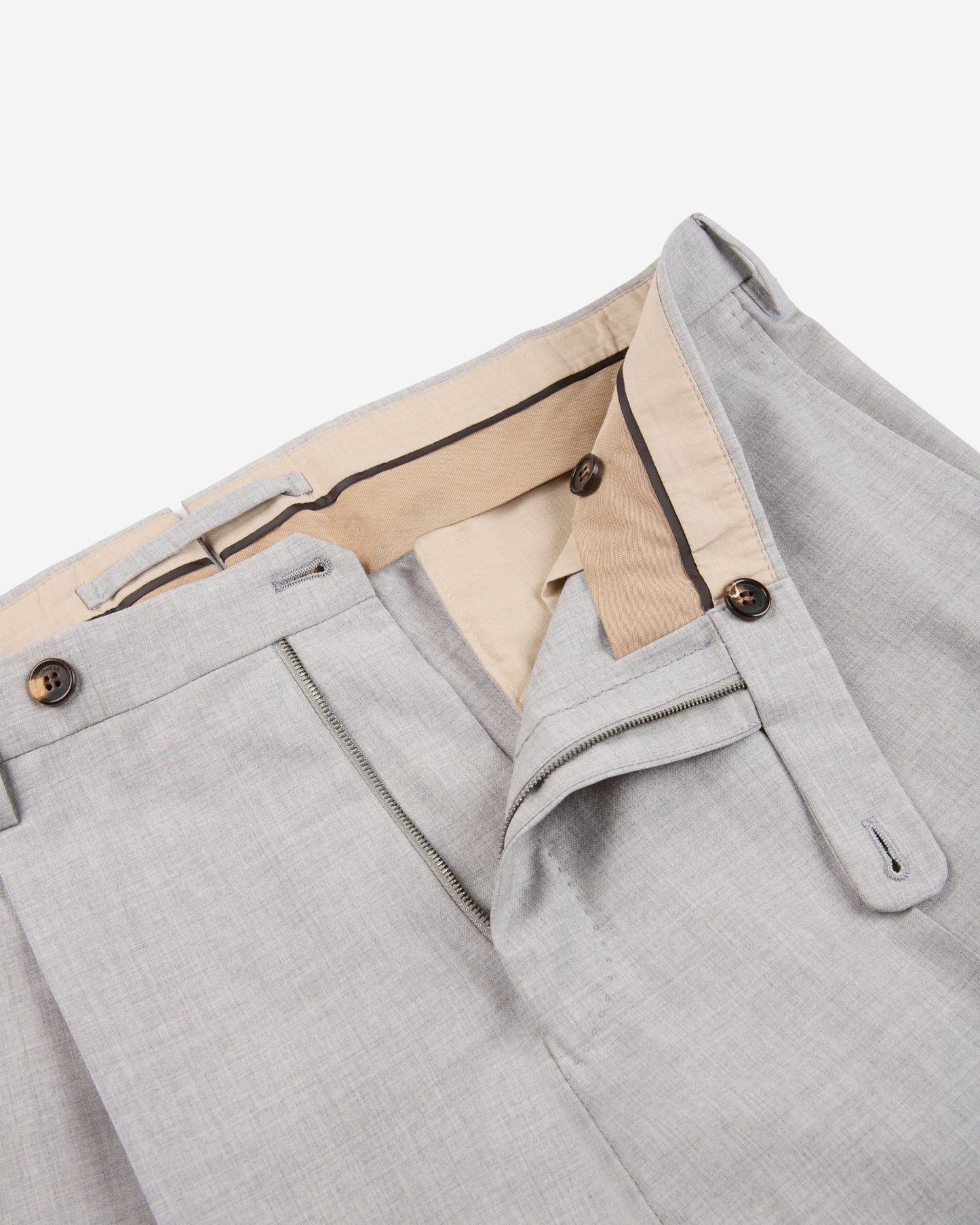 Pantalone regular fit in lana Tropical