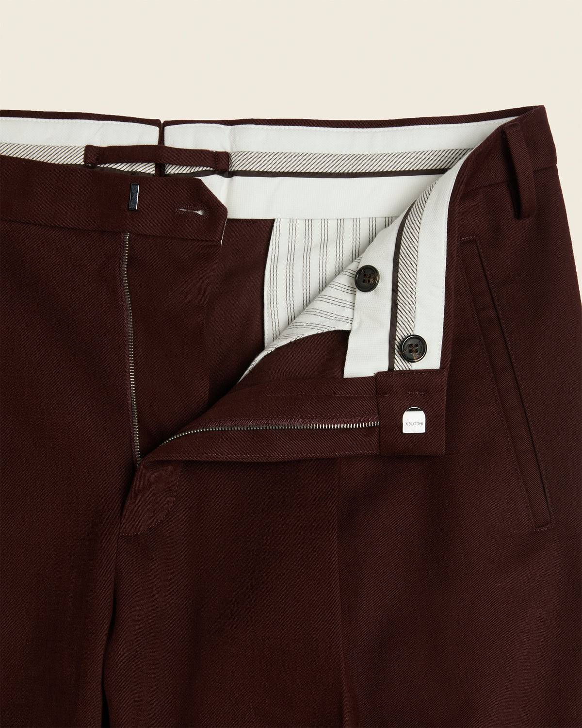 Pantalone seamless fit in gabardina di cashmere