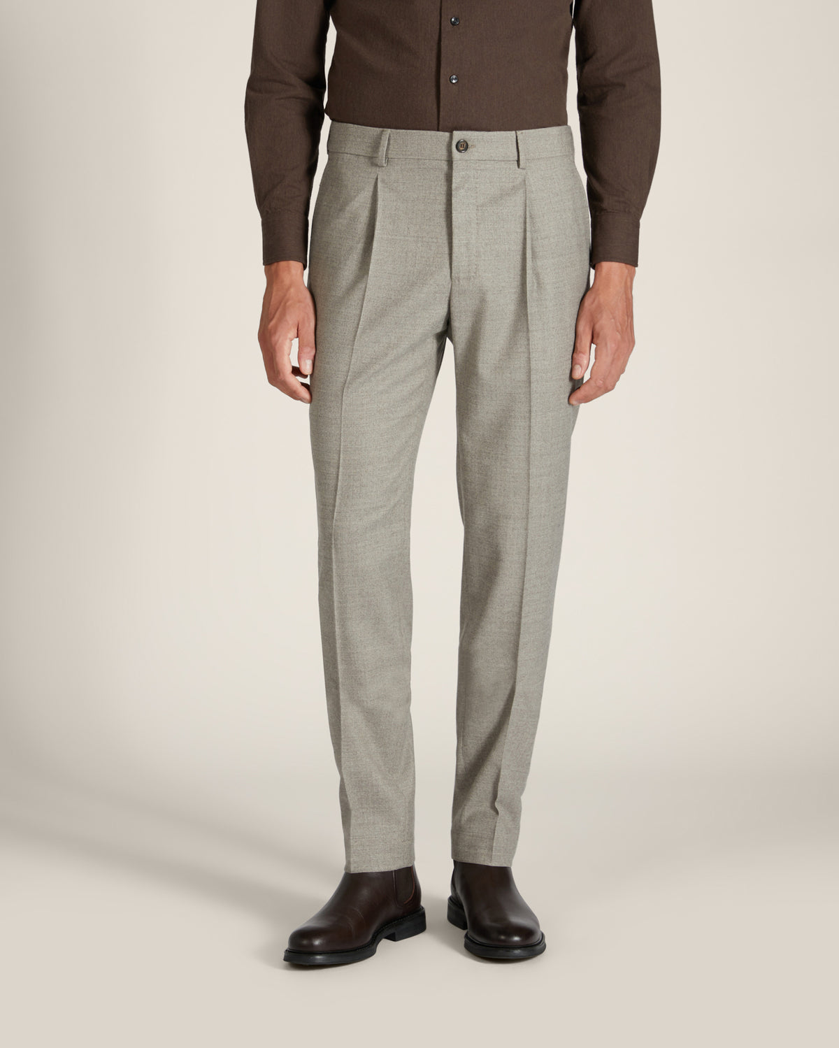 Tapered-Fit Flexpant aus Stretch-Wolle