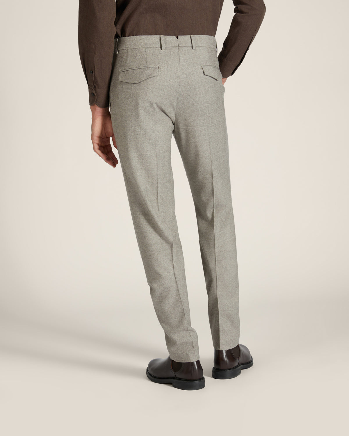 Tapered-Fit Flexpant aus Stretch-Wolle