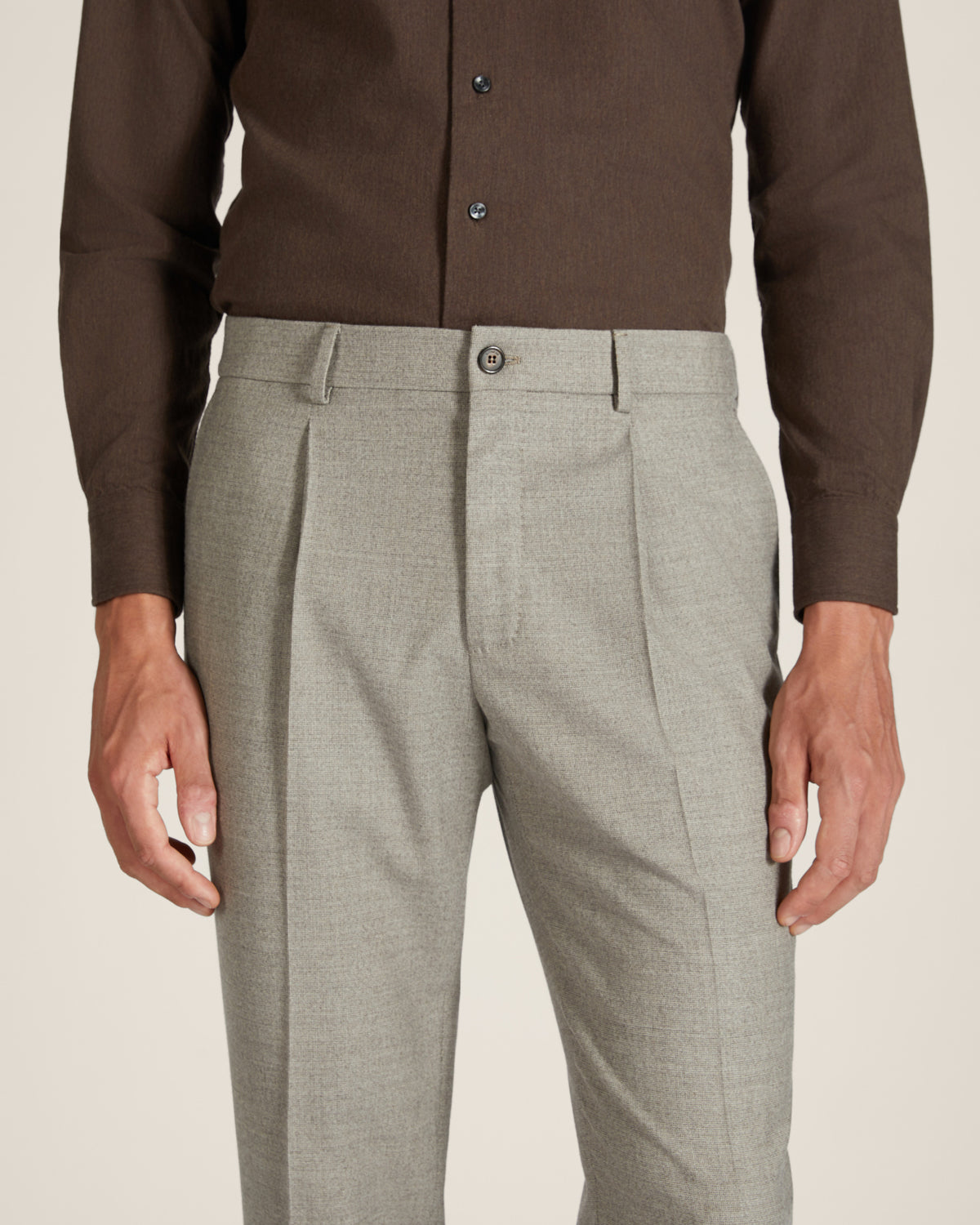 Tapered-Fit Flexpant aus Stretch-Wolle