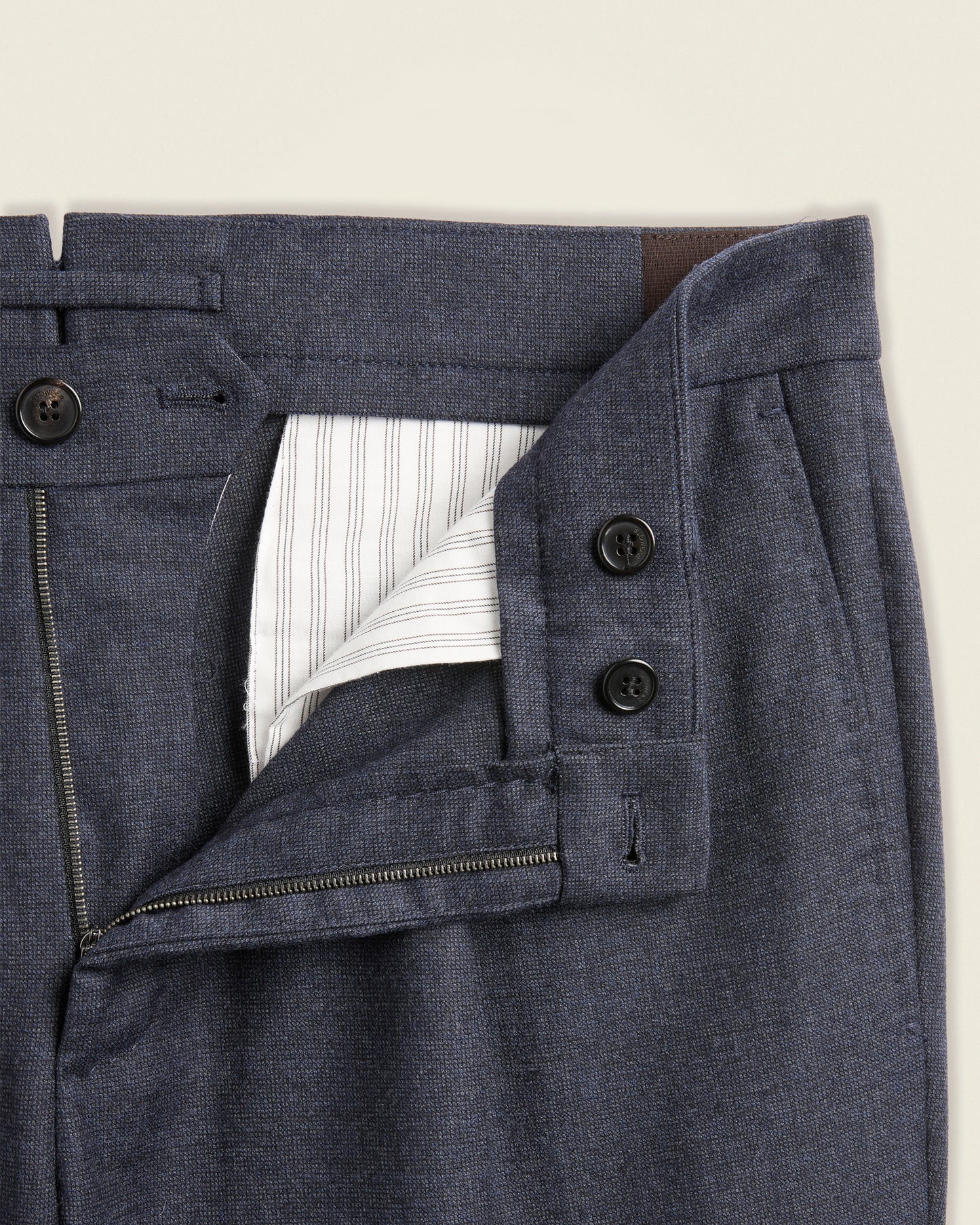 Tapered fit Flexpant in stretch wool