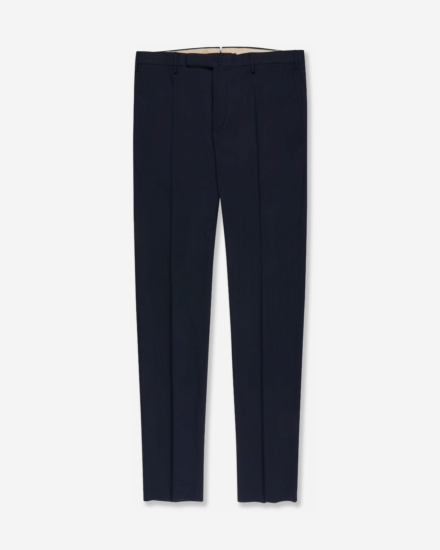 Slim fit tropical wool trousers