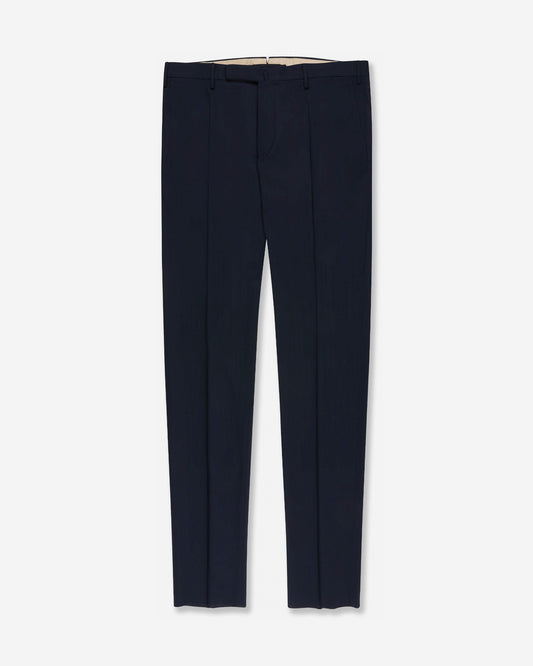 Slim fit tropical wool trousers