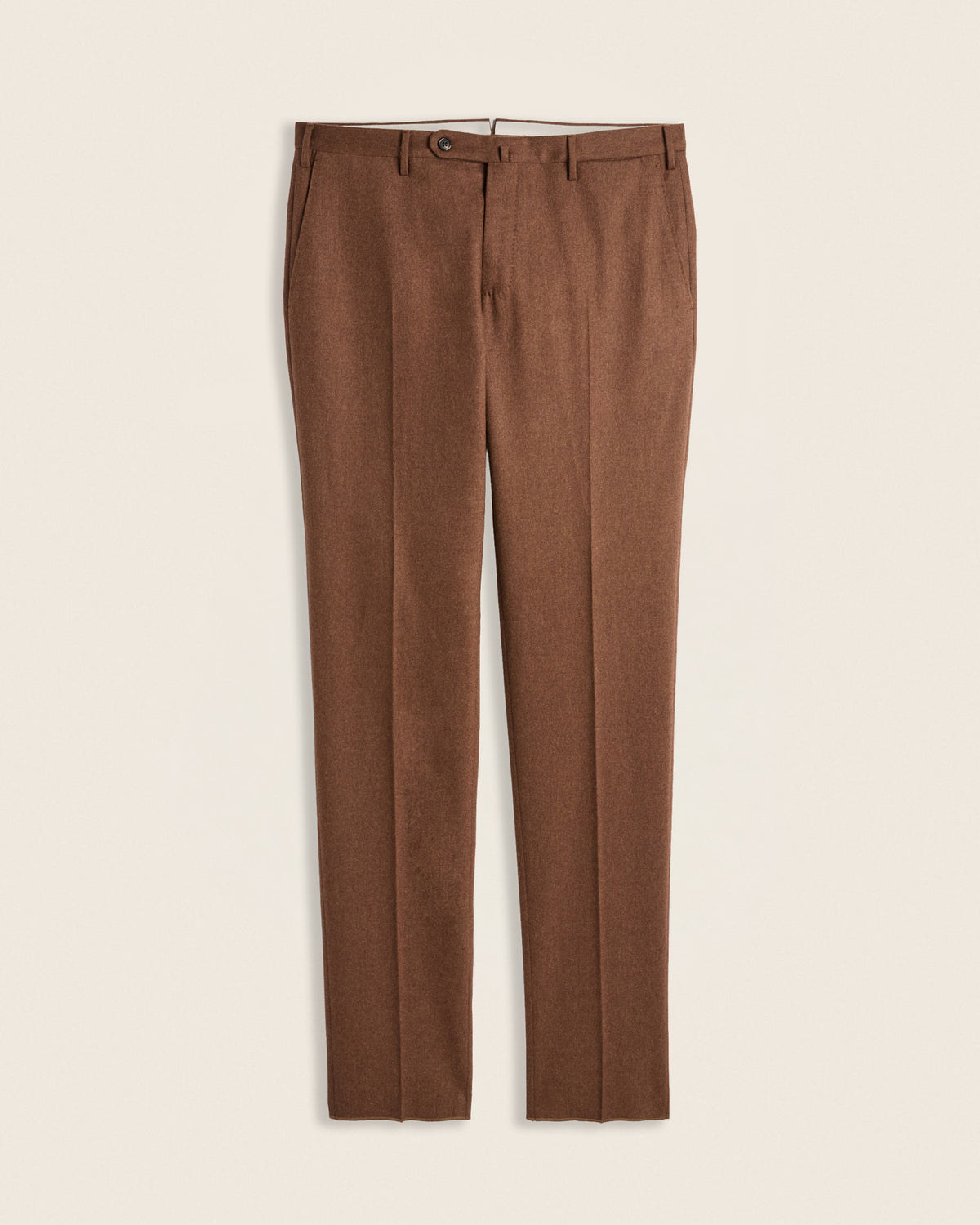 Hose Slim Fit aus Woll-Kaschmir-Flanell
