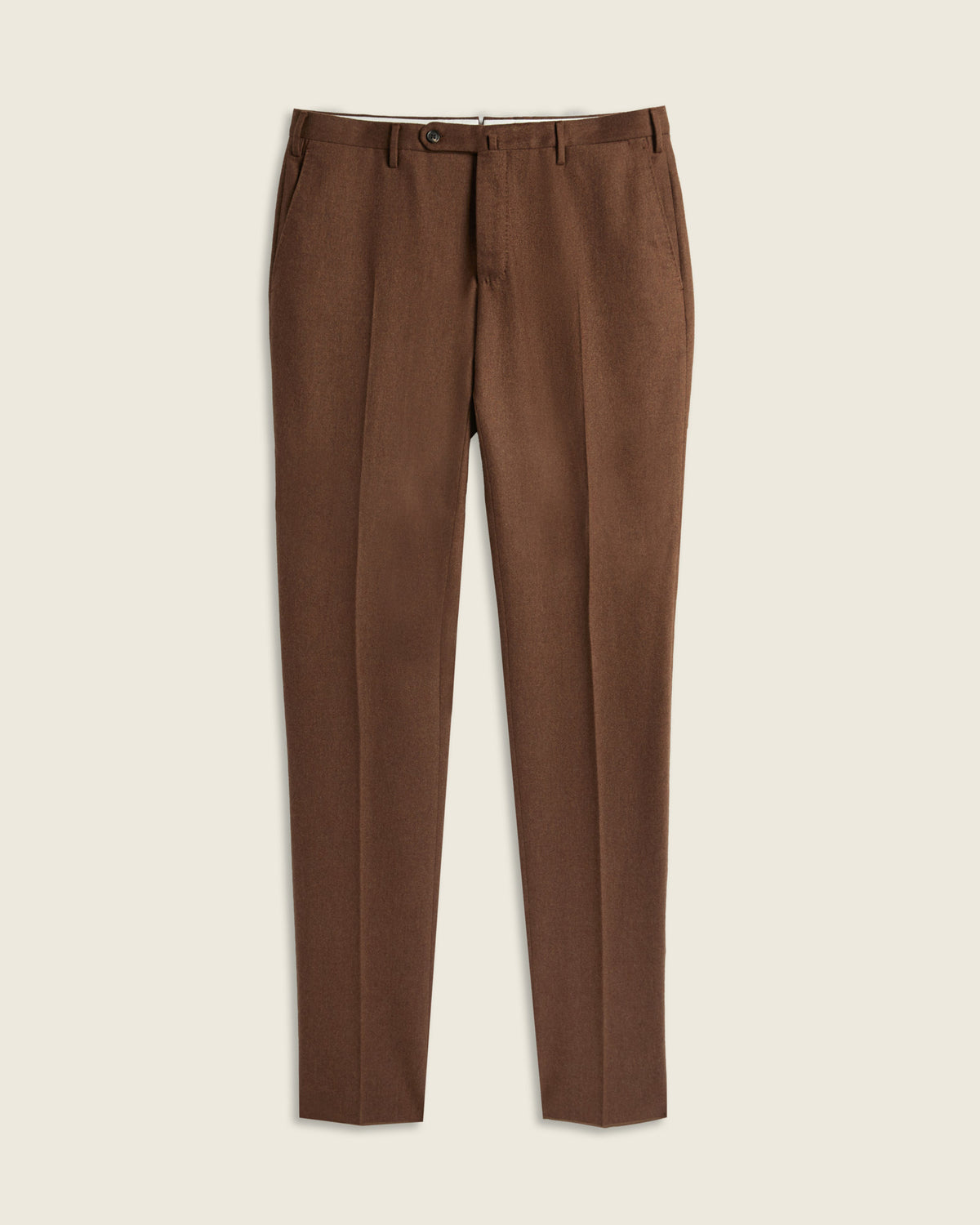 Hose Slim Fit aus Woll-Kaschmir-Flanell
