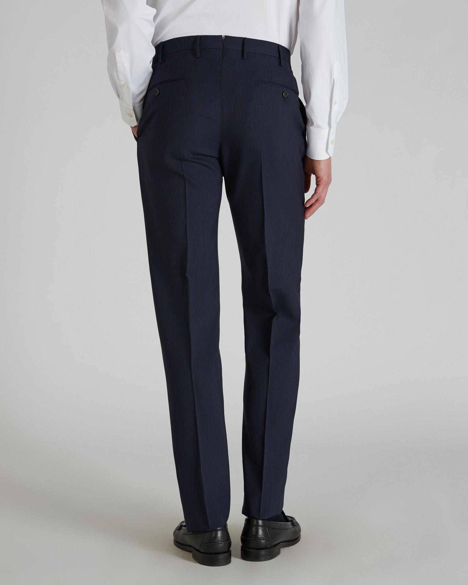 Incotex Pantaloni Uomo Di Lana Incotex Pantalone Slim Fit In Tela